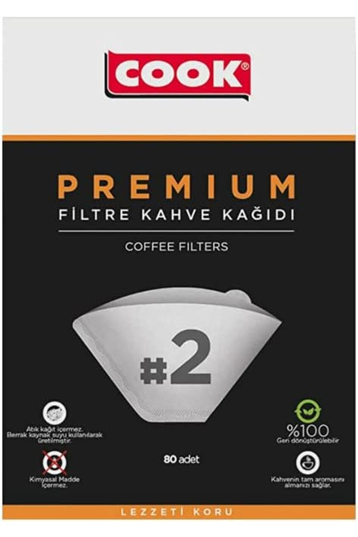 STOREMAX modashine Premium Filtre Kahve Kağıdı - Ebat 2, 80 adet modascope 1014773