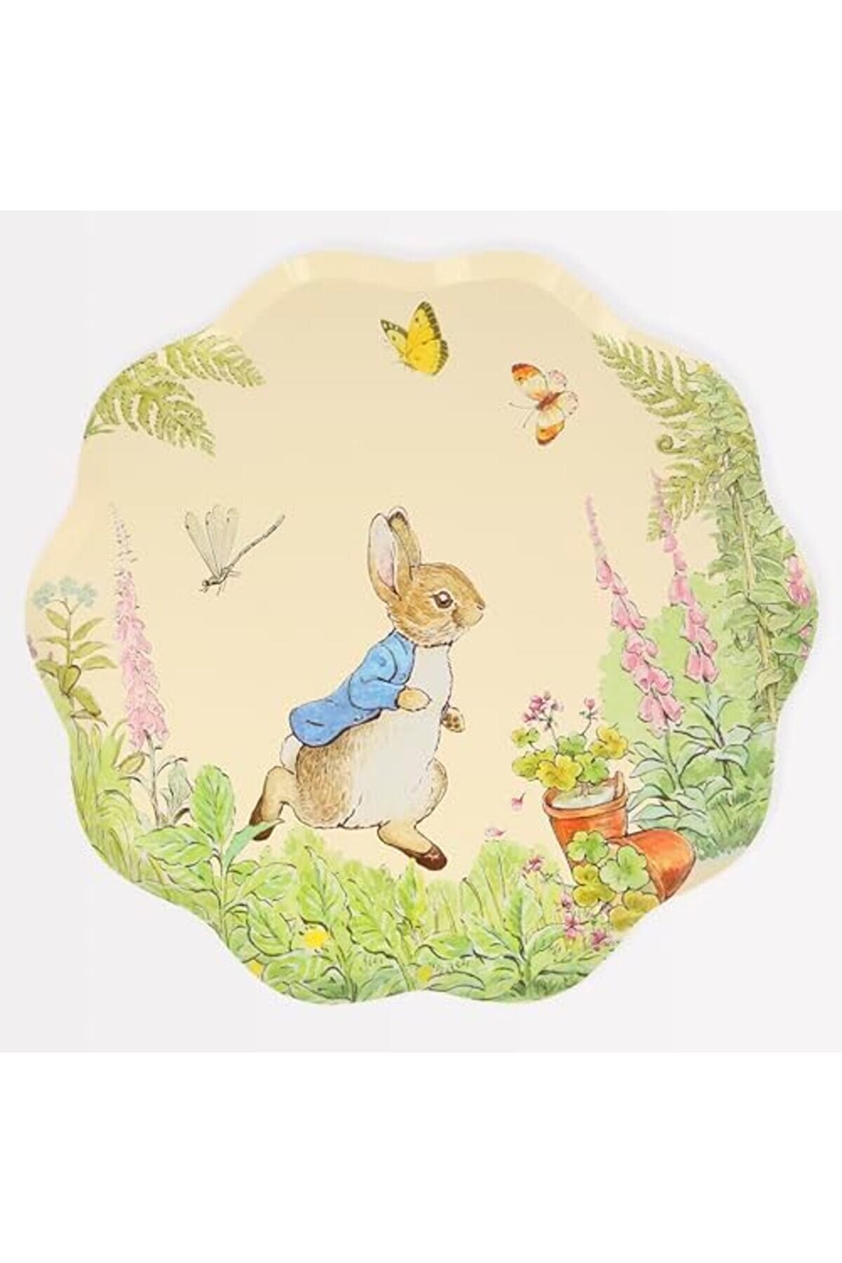 Modashi̇ne - Peter Rabbi̇t Di̇nner Plates - Peter Rabbi̇t Tabaklar - L - 8 Li̇ Modascope 1014773