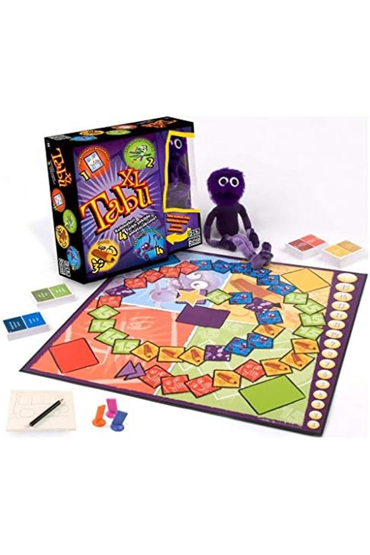 Modashi̇ne Gami̇ng Tabu Xl Kutu Oyunu, 4 Farklı Oyun Alternati̇fi̇, Klasi̇k Oyunun Yanı Sıra Çi̇zerek, Tab