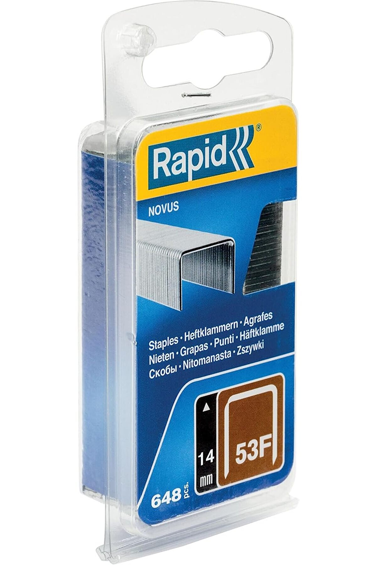 STOREMAX modashine Zımba teli Tip 53F, 14 mm zımba, 648 adet, el ve elektrikli zımba makineleri için yassı te