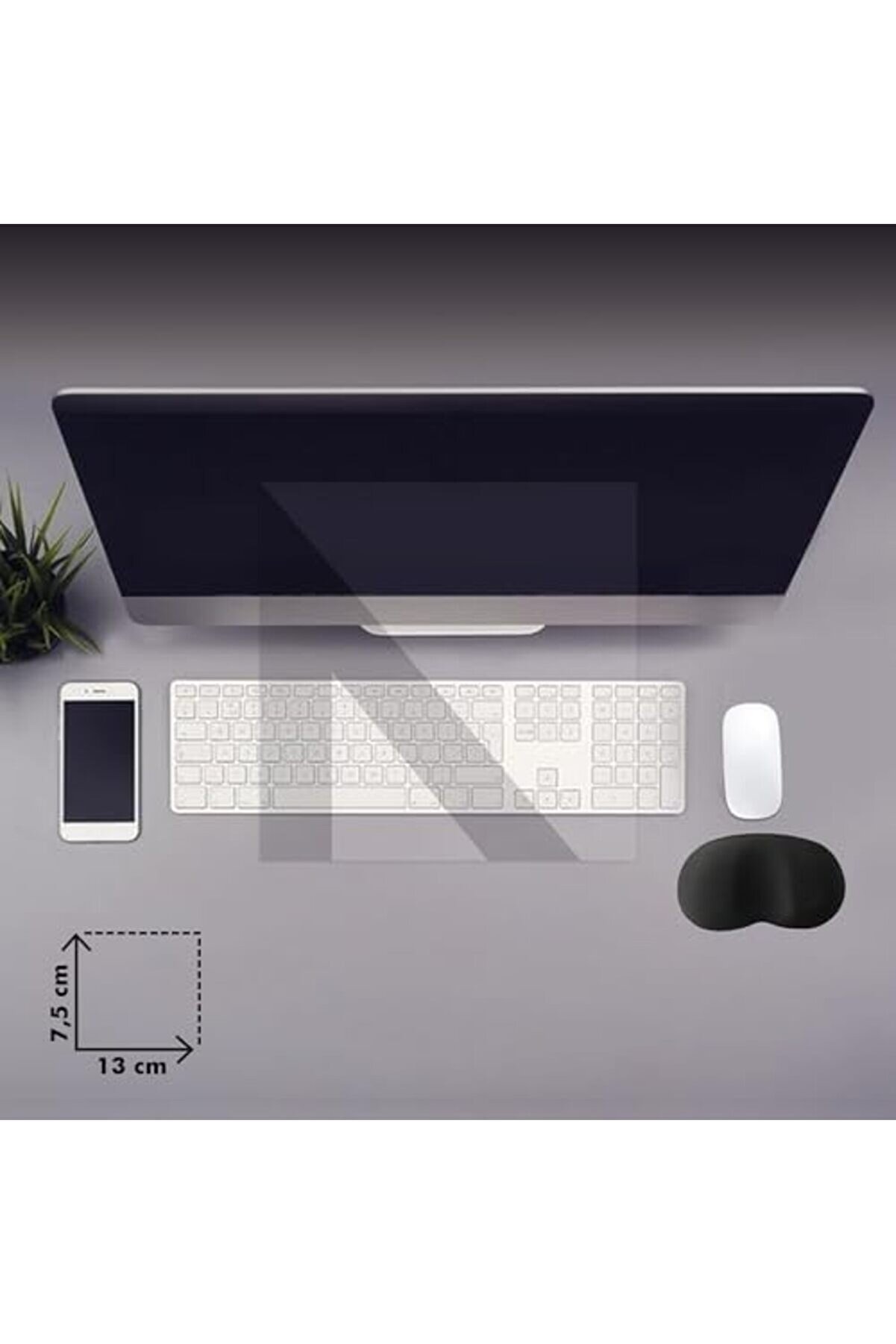 Modashi̇ne - Bi̇lgi̇sayar Klavye Ve Fare Bi̇lek Desteği̇, Memory Foam Yumuşak Klavye Pad, Ergonomi̇k Masa