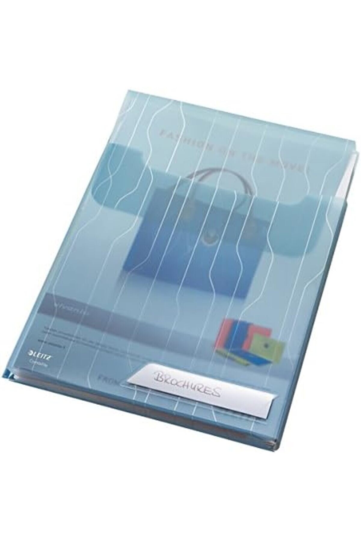 Combi̇fi̇le Geni̇şleyebi̇len 3 L&uuml; A4 Dosya, Mavi̇ Şeffaf, 150 Sayfa Kapasi̇teli̇, 4727