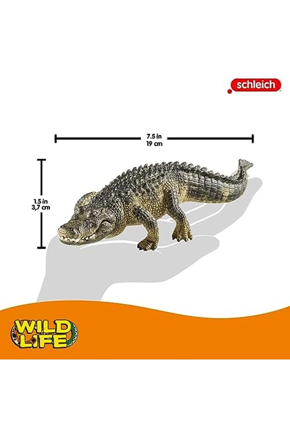 Modashi̇ne 14727 – Alli̇gator, Hayvan Oyun Fi̇gürü Modascope 1014773