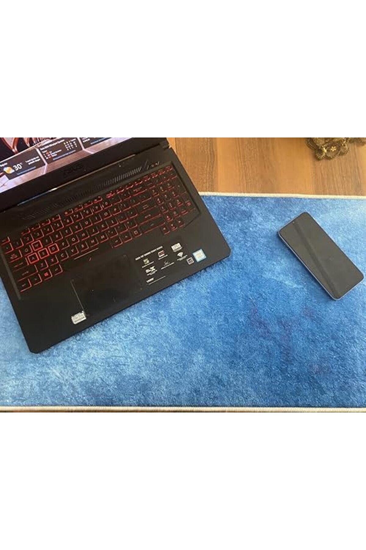 Pltnstoreshop Dekorati̇f Mouse Pad, 7Mm Kalınlık, Kaygansız Taban, Leke Tutmaz, Su Geçi̇rmez, Ofi̇s Aks