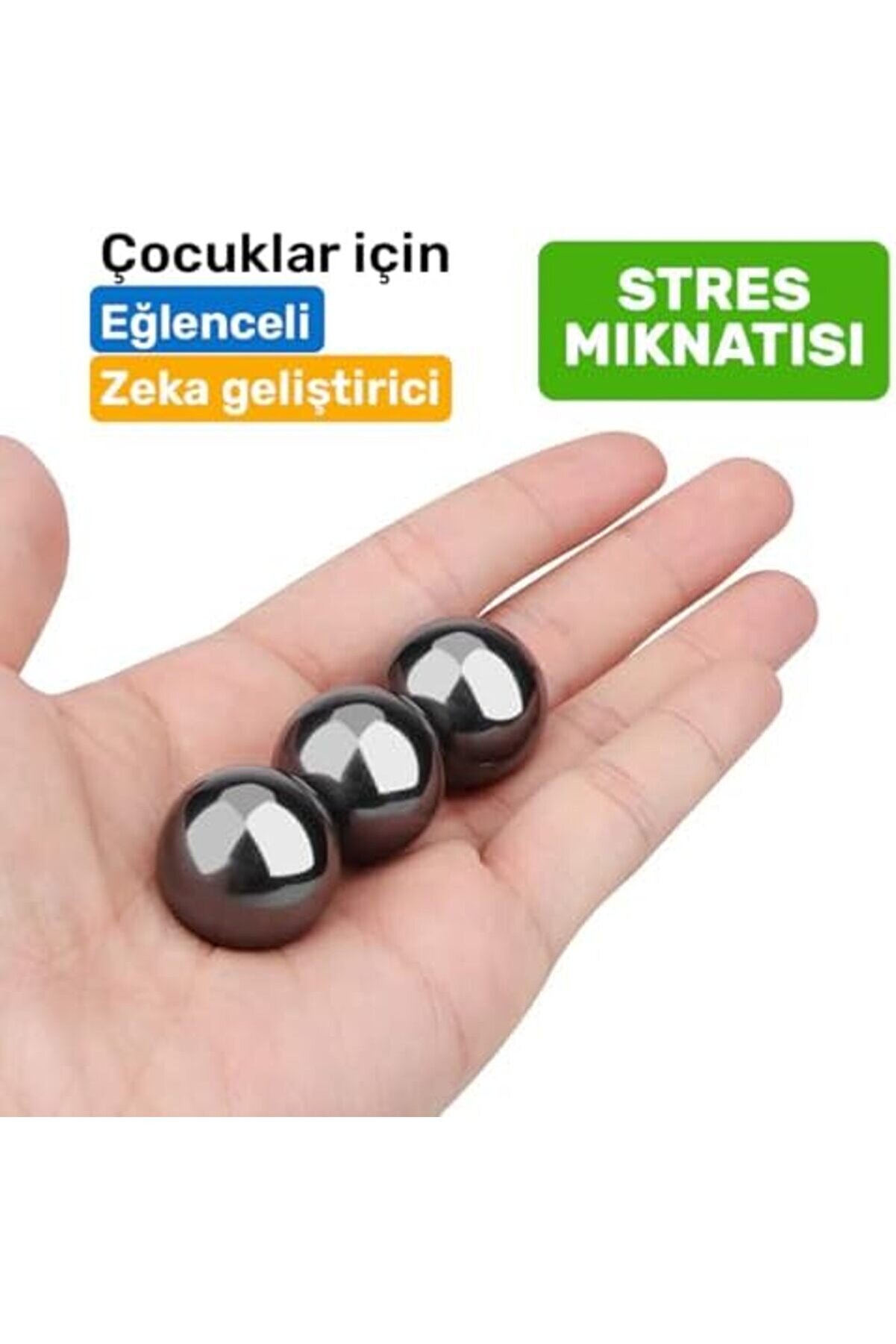 Modashi̇ne Şekli̇nde Manyeti̇k Mıknatıs Topu, Ø20 Mm Mıknatısı, Küre Mıknatıs - 5 Adet Modascope 101477