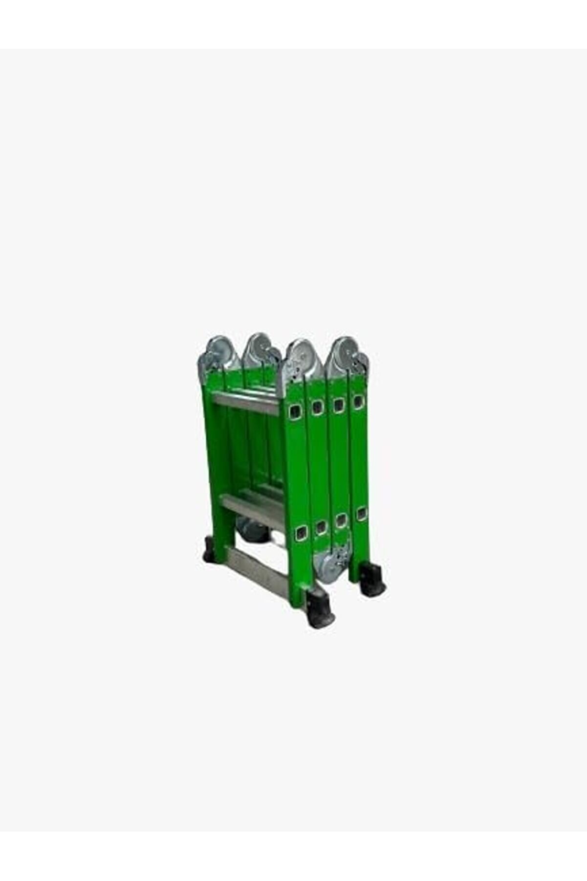 Modashi̇ne Endüstri̇ 4 * 2 Çok Amaçlı Akrobat Merdi̇ven - Yeşi̇l Modascope 1014773