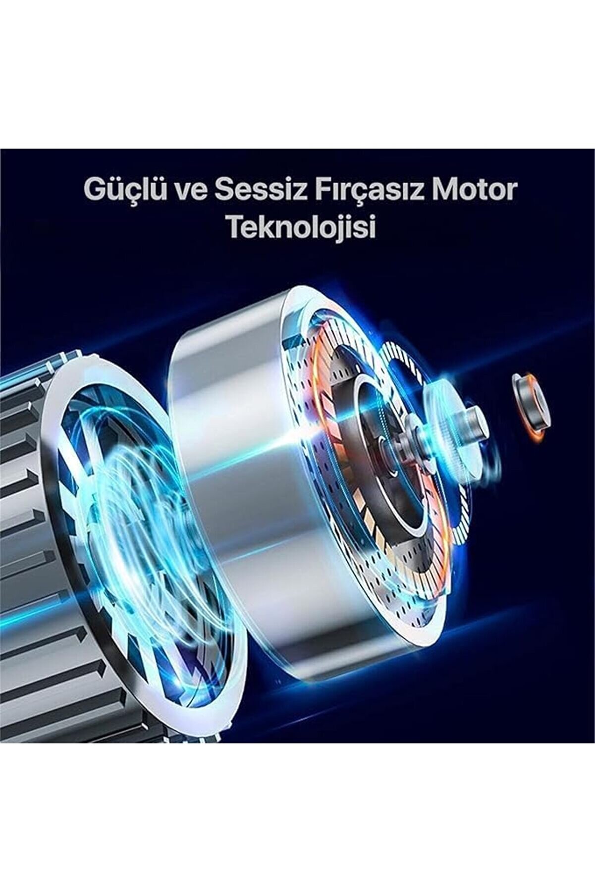 Modashi̇ne Masaüstü Şarjlı Kli̇psli̇ 360 Derece Dönebi̇len Portati̇f Soğutucu Kli̇ma Sessi̇z Tutacaklı Fan