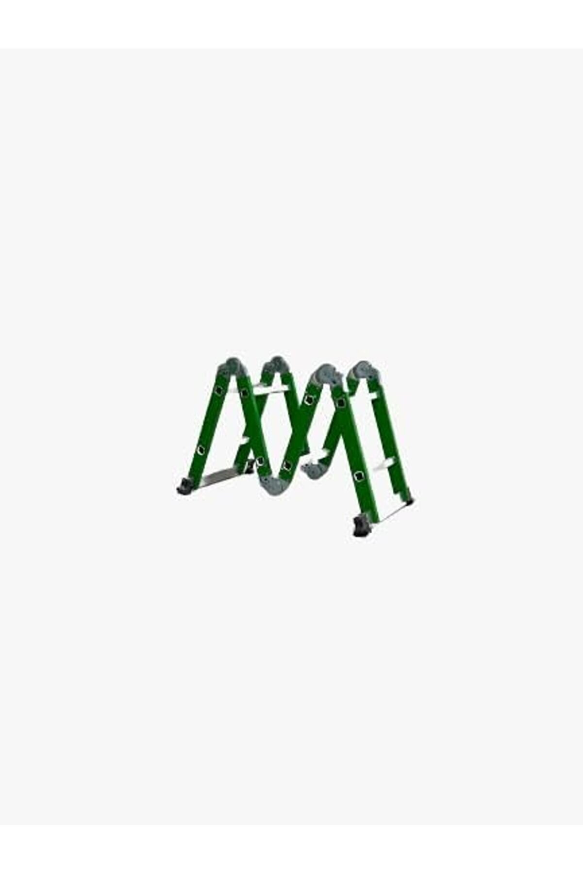 Modashi̇ne Endüstri̇ 4 * 2 Çok Amaçlı Akrobat Merdi̇ven - Yeşi̇l Modascope 1014773