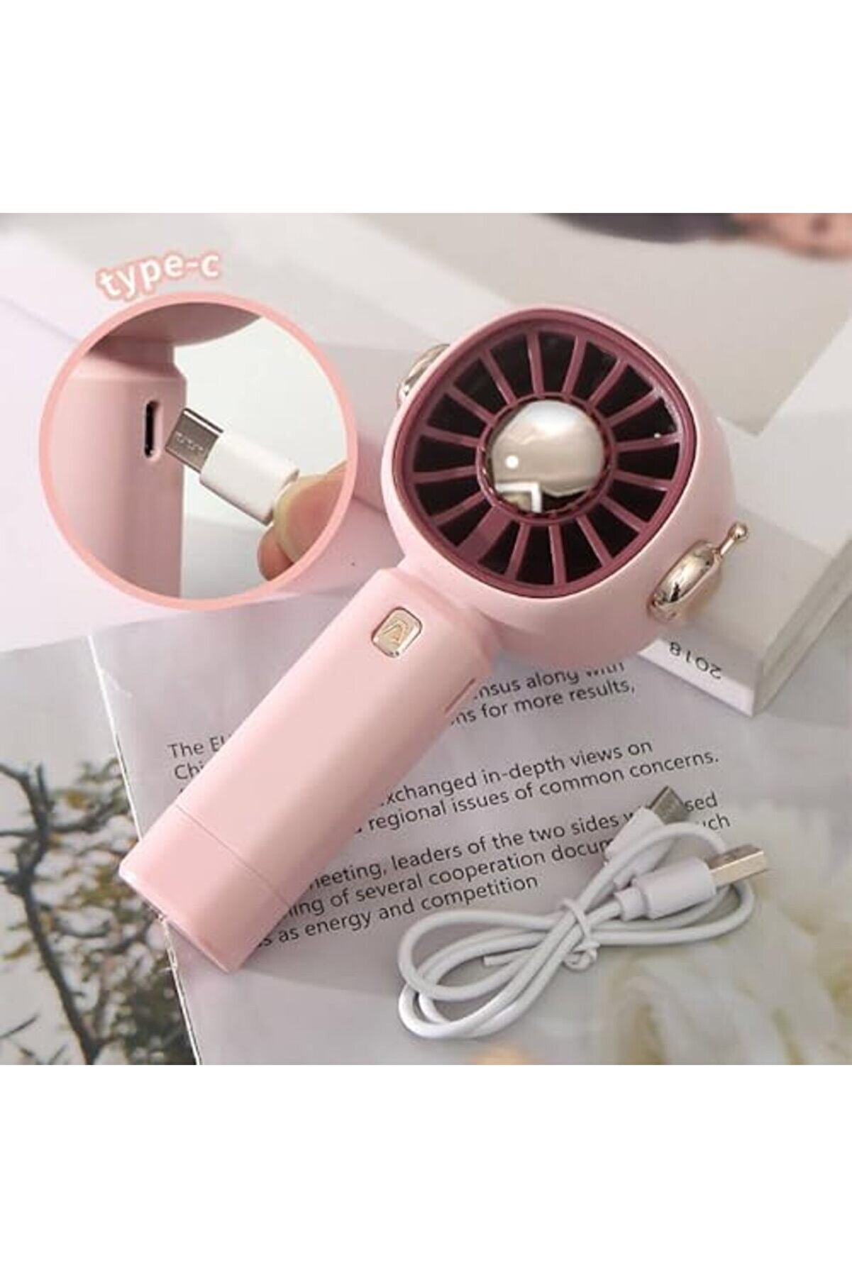 Modashi̇ne Zb102 Mi̇ni̇ Portati̇f Soğutucu Fan El Fanı (Beyaz) Modascope 1014773