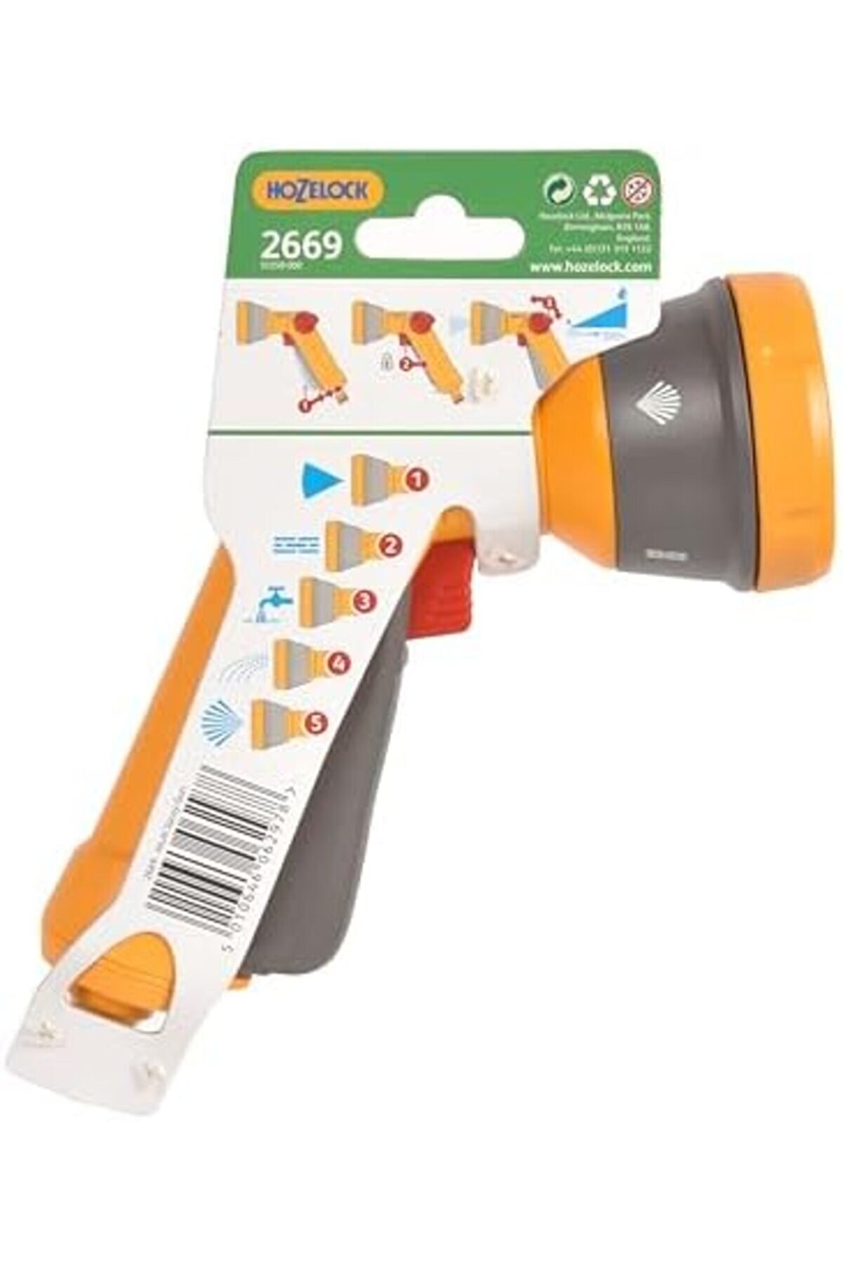 Modashi̇ne 2669H Multi̇ Sprey Yuvarlak Başlıklı 5 Ayarlı Hortum Tabancası Modascope 1014773