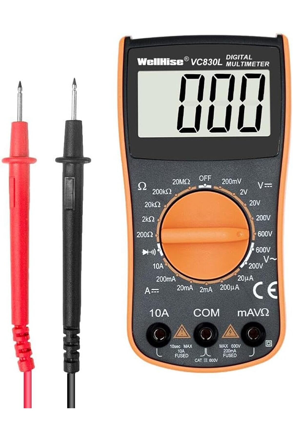 STOREMAX VC830L Ölçü Aleti Multimetre Avometre Büyük Ekran VC A+ Series 1014773