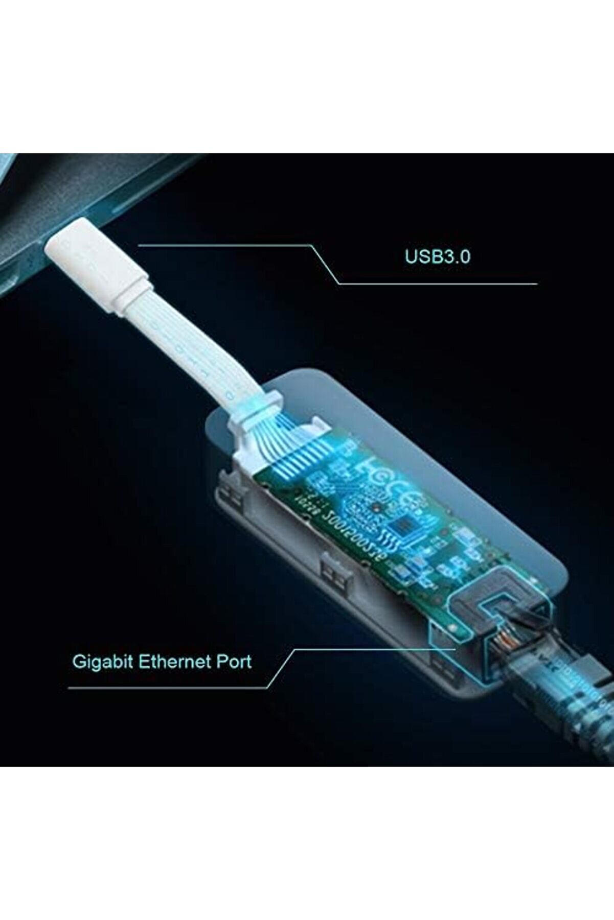 Modashi̇ne Ue300C, Usb Type-C To Gi̇gabi̇t Ethernet Network Adapter Modascope 1014773