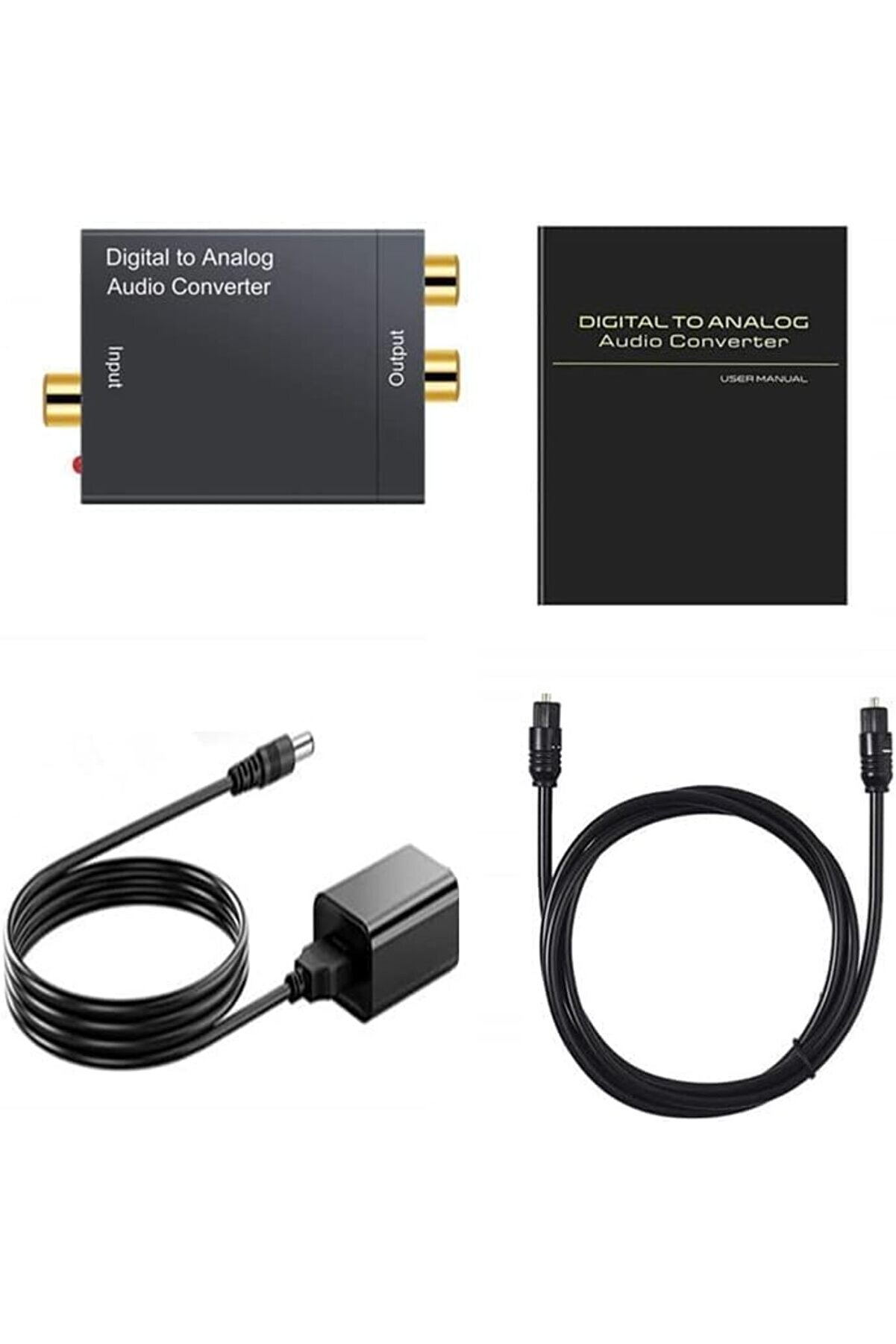 Analog Ses D&ouml;n&uuml;şt&uuml;r&uuml;c&uuml;,Tosli̇nk, Opti̇k &Ccedil;ıkış To Rca &Ccedil;evi̇rme Dac Spdıf Koaksi̇yel Opti̇k D&ouml;n&uuml;şt&uuml;rme L/R