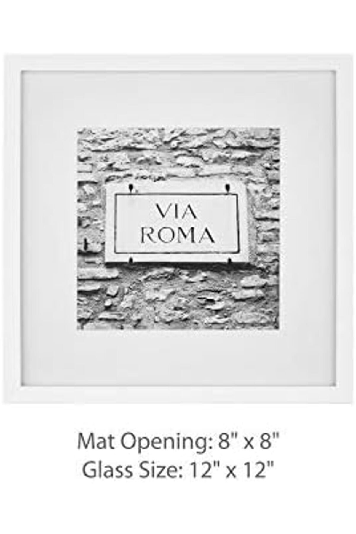 Perfect 12 Parça Beyaz Kare Fotoğraf Çerçevesi̇ Galeri̇ Duvar Ki̇ti̇ Dekorati̇f Sanat Baskıları Ve Asma Ş