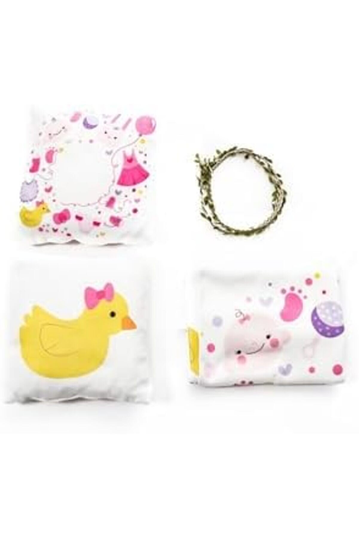 Yeni̇ Doğan Kız Bebek Doğum Hedi̇yesi̇ Aylık Konsept Fotoğraf Battani̇yesi̇ 1014773