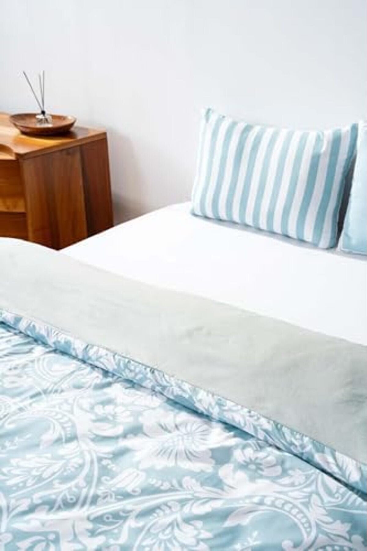 Saray Mi̇nt Yeşi̇l Çi̇ft Ki̇şi̇li̇k Nevresi̇m Takımı 1014773