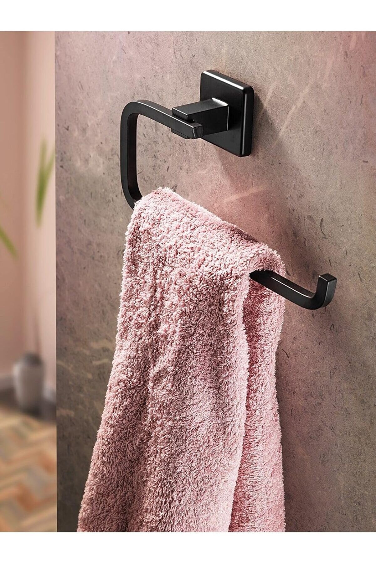 STOREMAX Haus Ömür Boyu Paslanmaz Solo Havluluk Ve Havlu Askılığı Siyah D-009 1014773