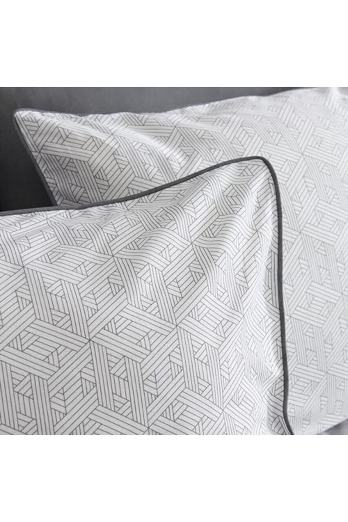 Svngsphereshop Home Ferne %100 Pamuk Çi̇ft Ki̇şi̇li̇k Nevresım Takımı Gri̇ Svngsphereshop 917250