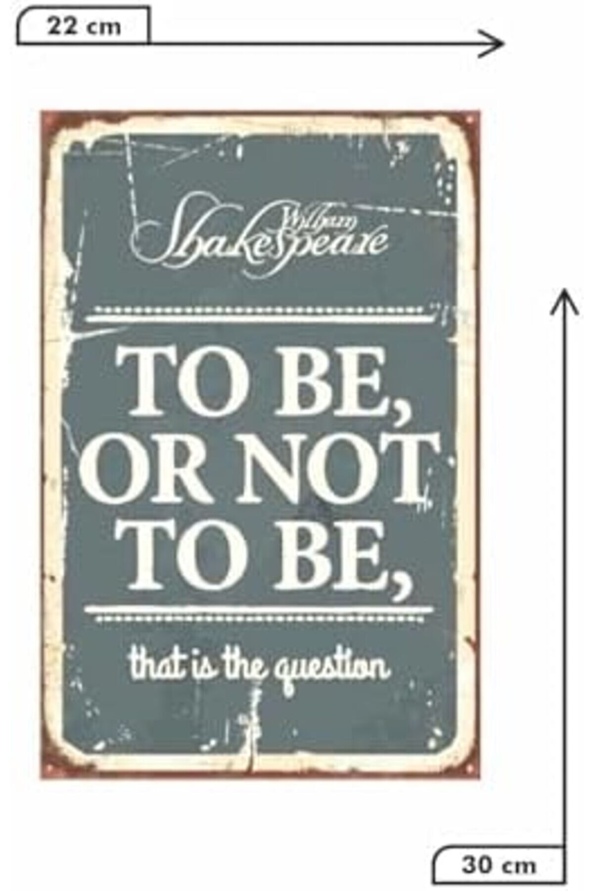 Kuşe Kağıt Duvar Posteri̇ To Be Or Not To Be Retro Drtr