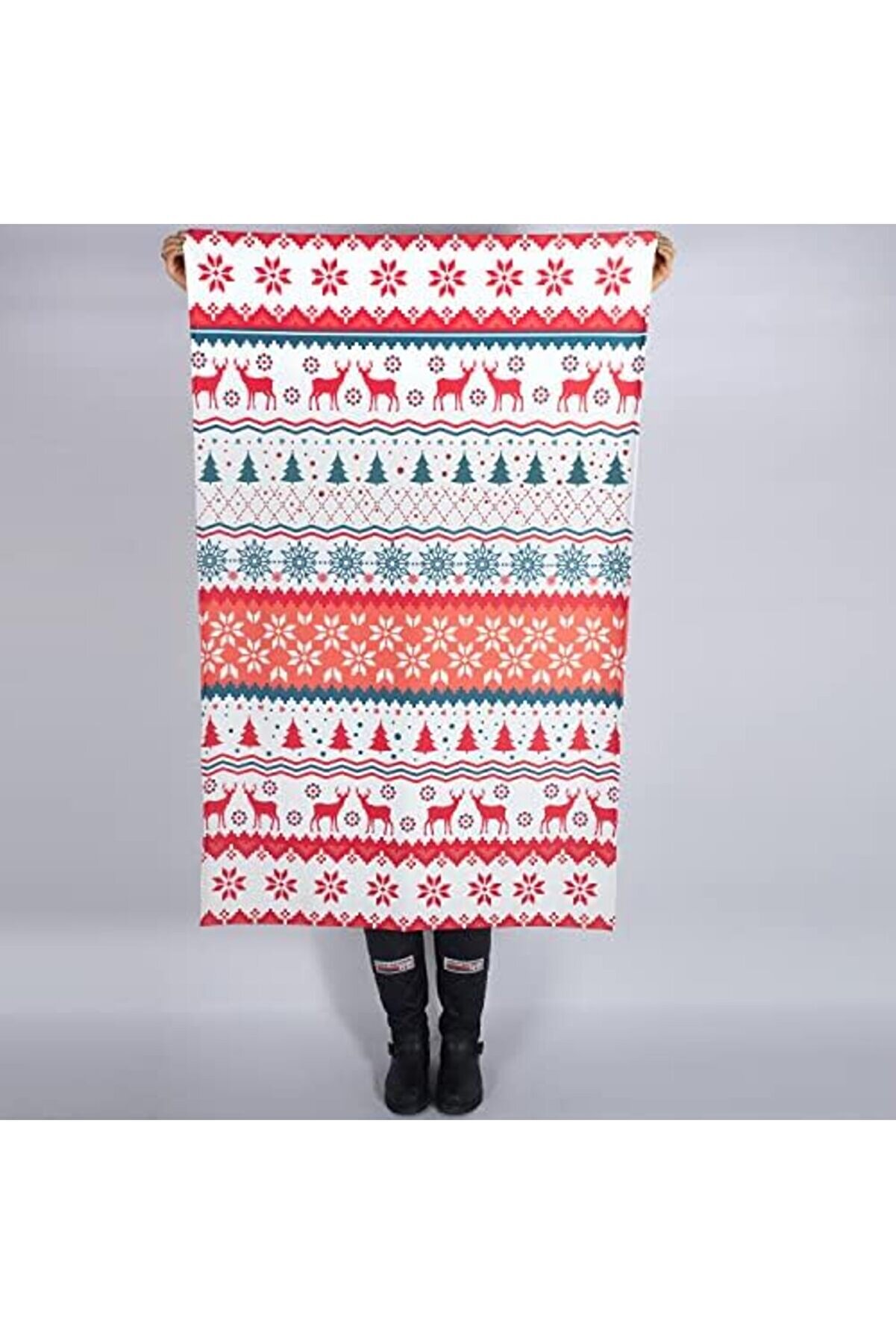 Yıl Moti̇f Tasarımlı Tv Battani̇yesi̇ - Tek Ki̇şi̇li̇k Battani̇ye 1014773