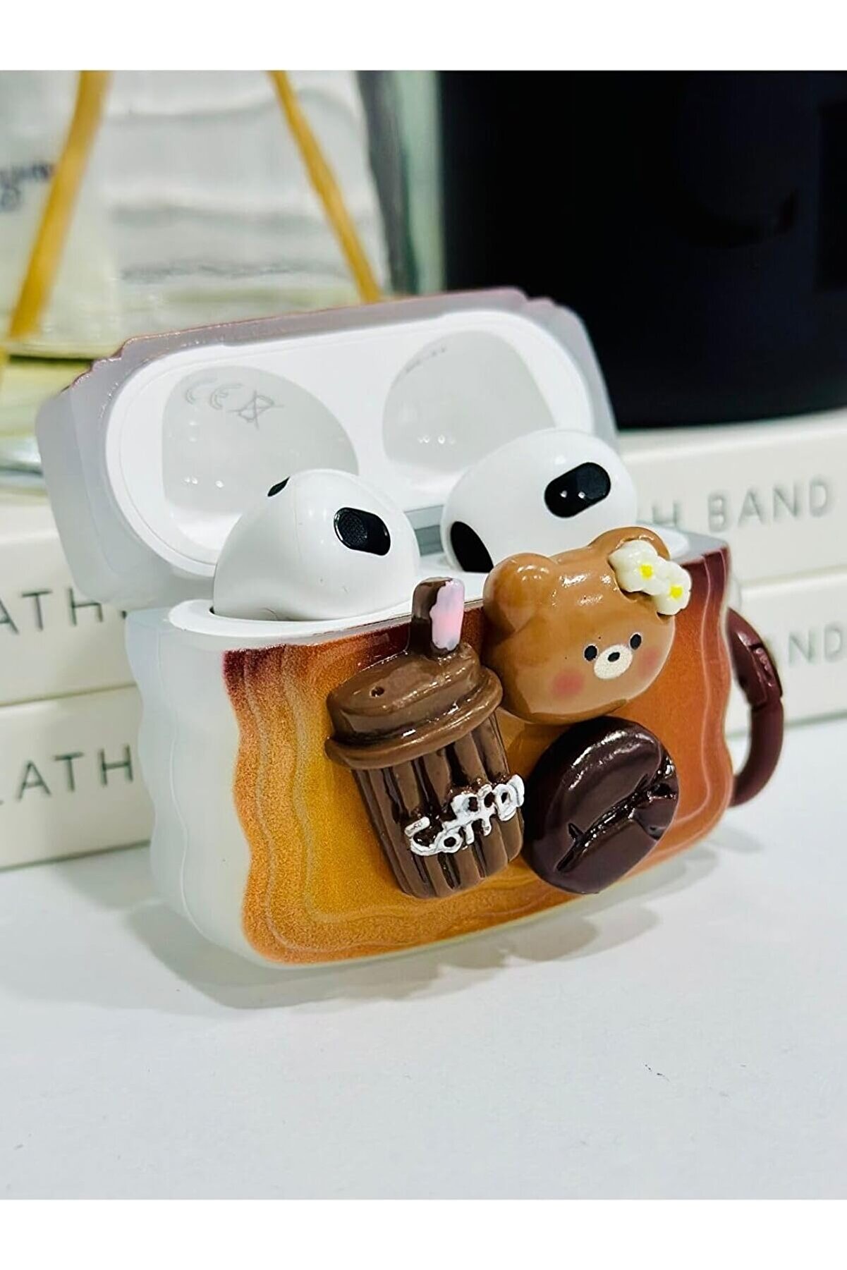 STOREMAX ile Uyumlu Oyuncak Tasarımlı Kalın Silikon Kılıf - Çekirdekkahve 1014773