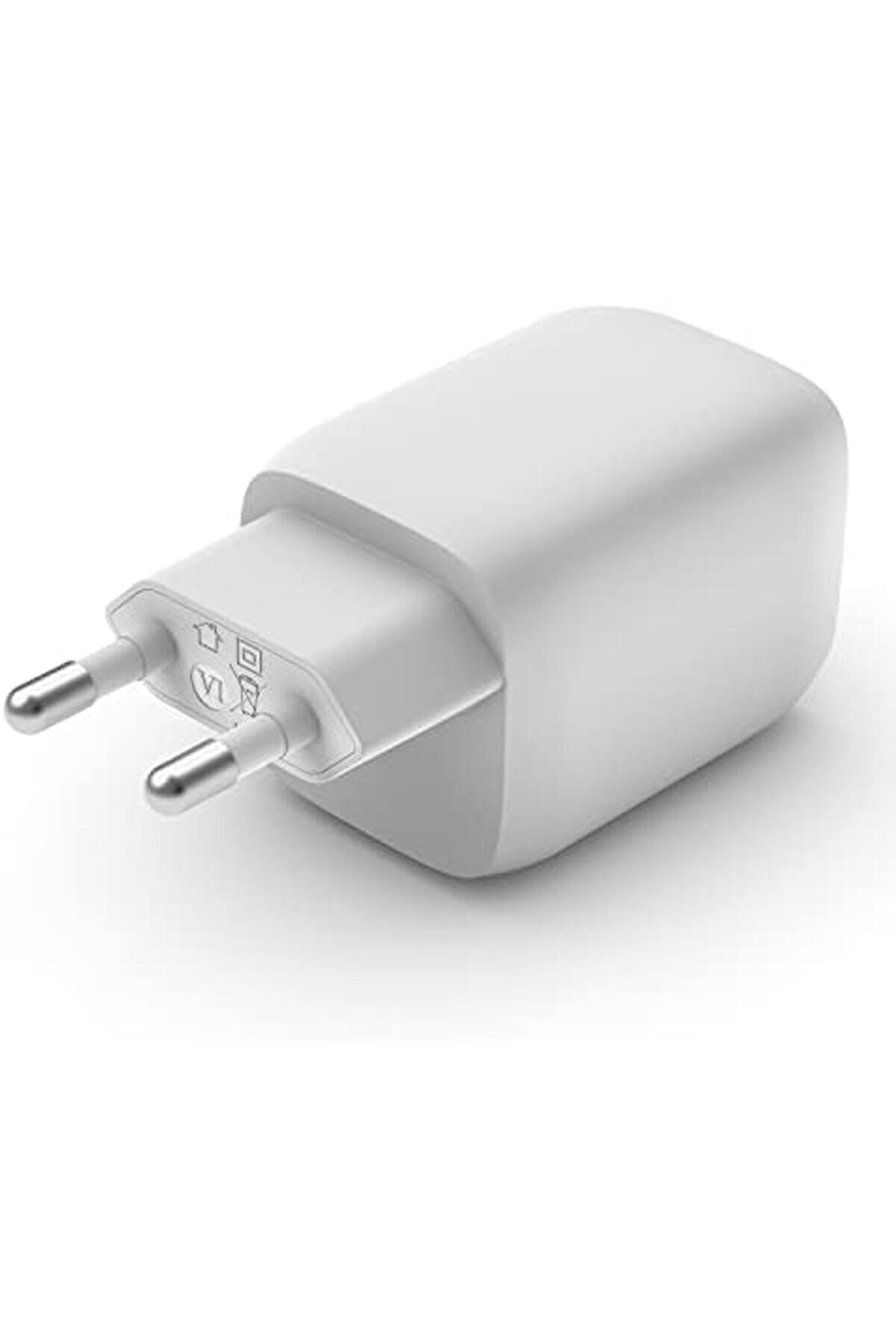 65W Dual Usb Type C Duvar Şarj Ci̇hazı, Usb C-C Ara Kablosu Dahi̇l, Gan Teknoloji̇si̇ İle Hızlı Şarj Güç