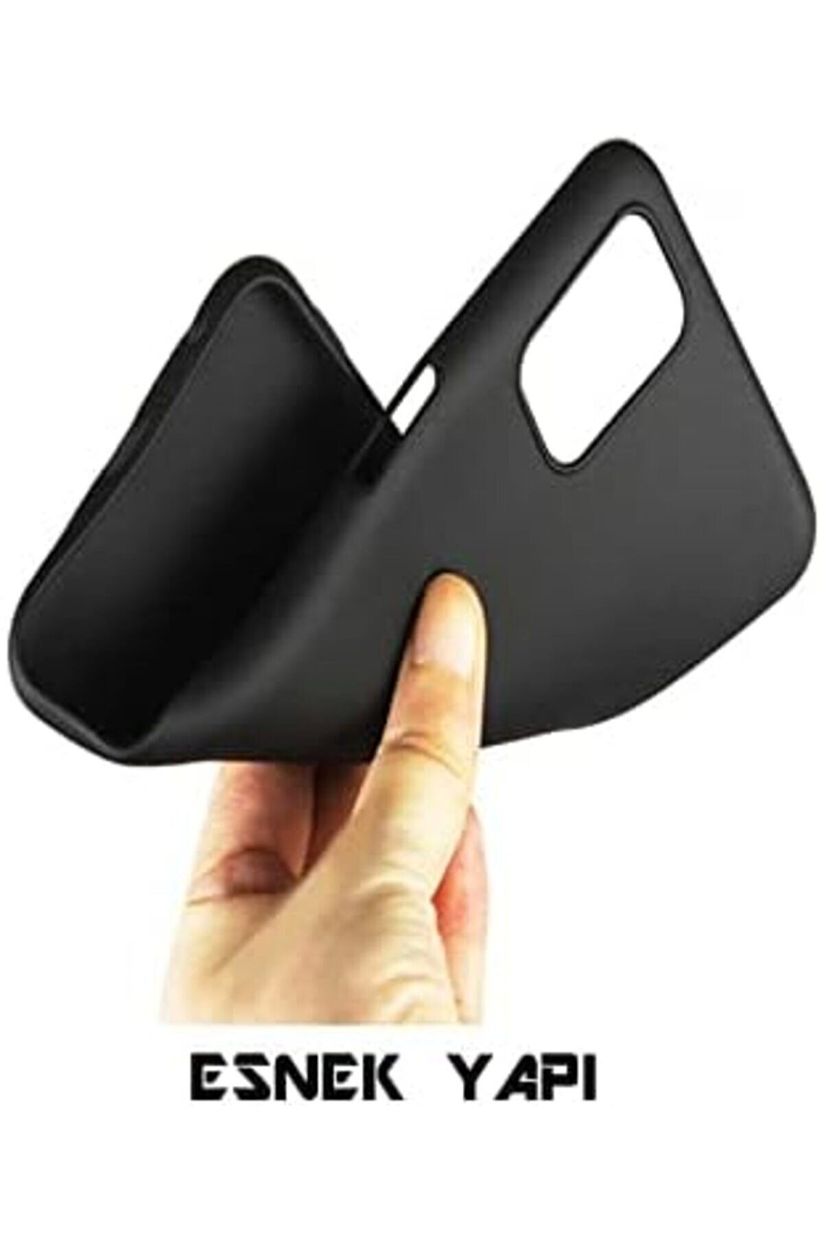 İleti̇şi̇m 8 İle Uyumlu Kapak Mat Si̇yah Si̇li̇kon Lux Kılıf 1014773