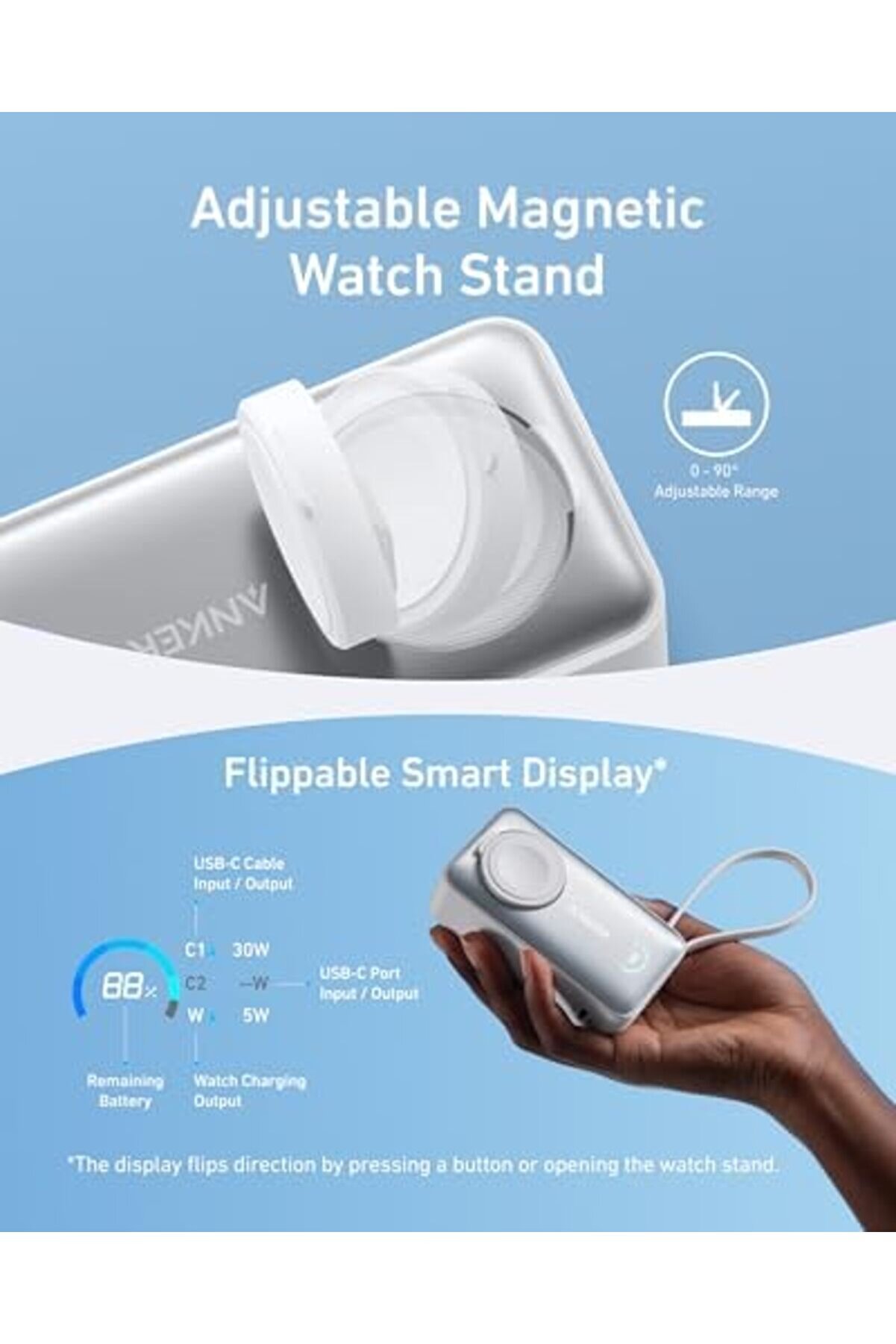 Maggo Power Bank (10K, 35W, Uyumlu) Beyaz 1014773