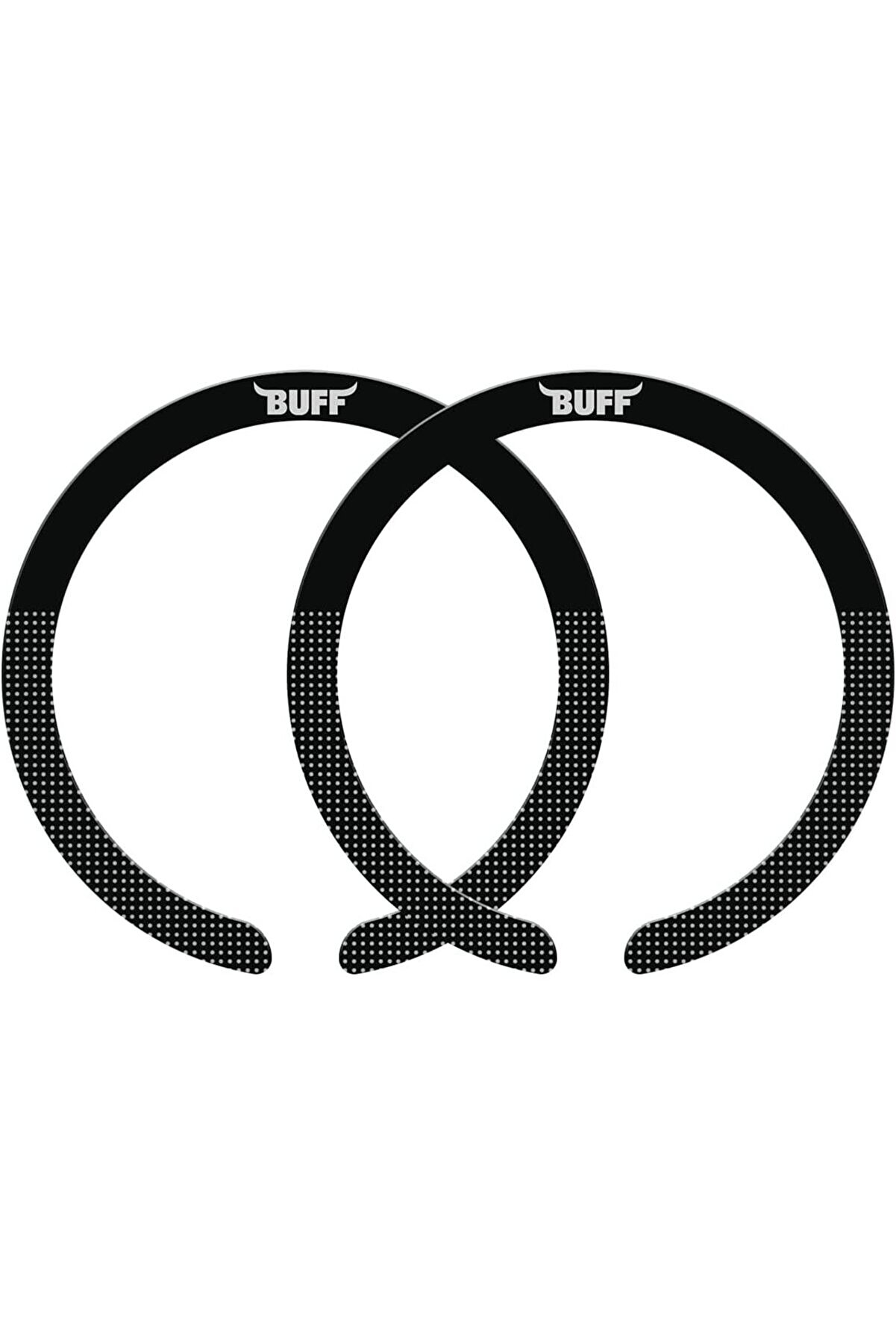 STOREMAX BL23 Uyumlu 2 Adet, Yüzük Metal Halka Plaka, Siyah 1014773