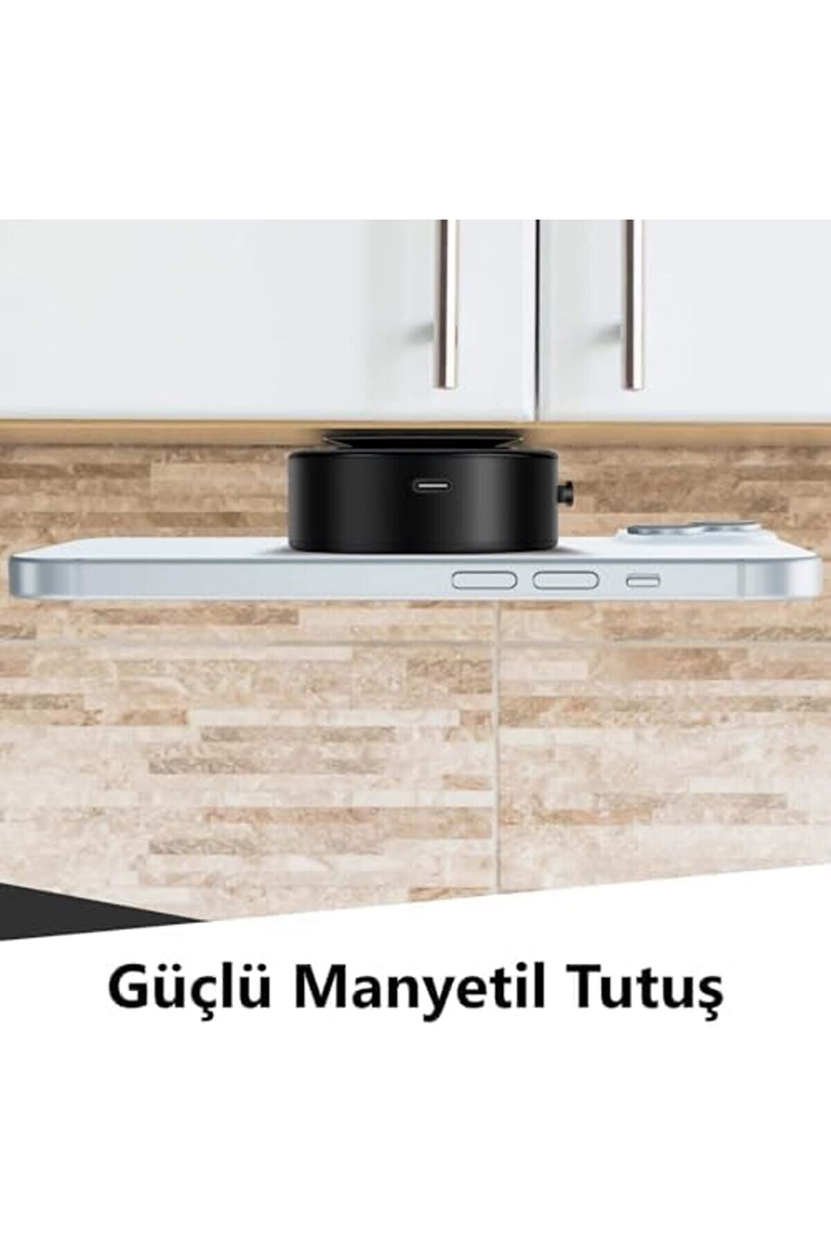 Manyeti̇k Araç İçi̇ Telefon Tutucu [Güçlü Mıknatıslar] Ti̇treşi̇me Dayanıklı İle Uyumlu Telefon Tutucu V