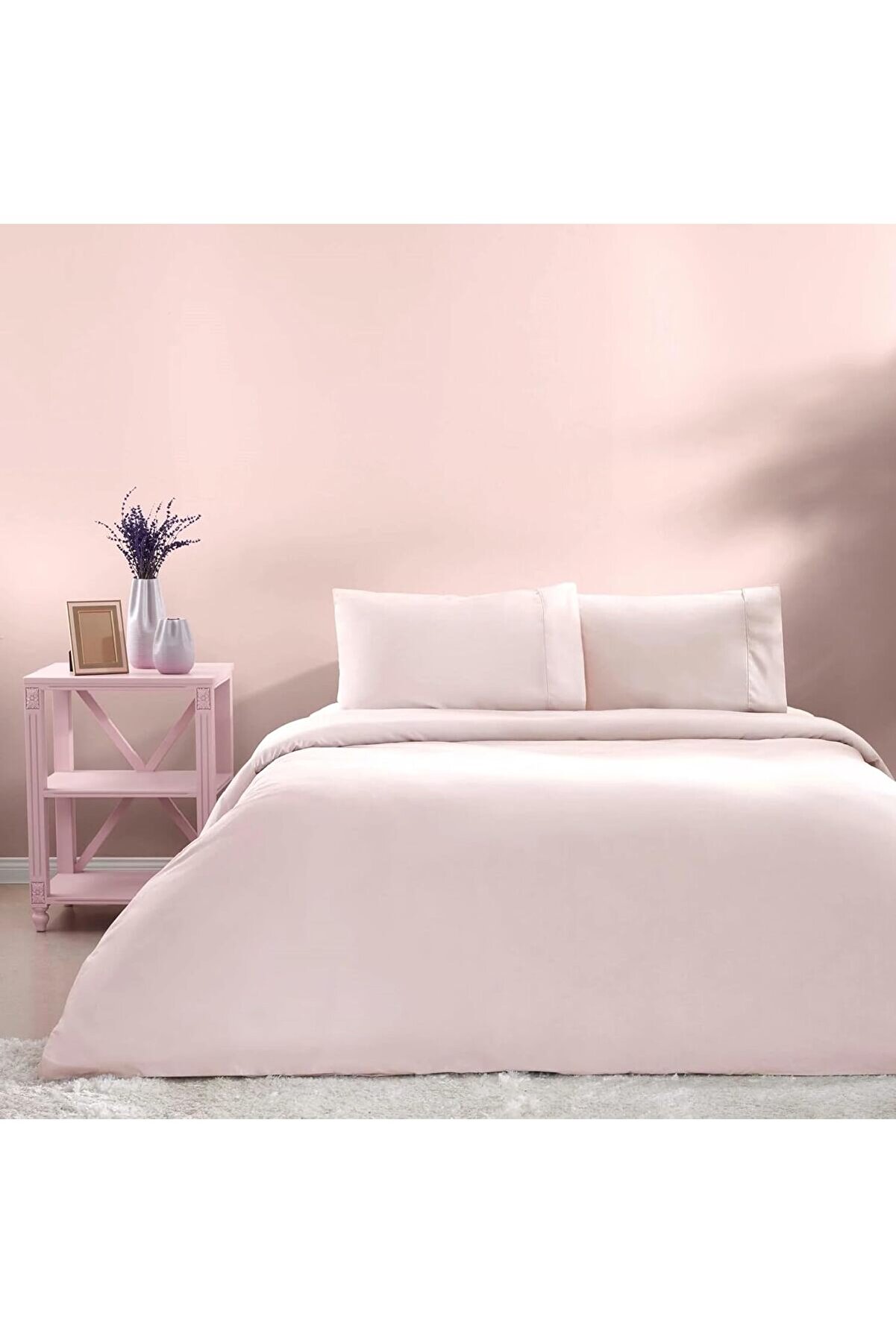 STOREMAX Pamuk Rf Basic Nevresim Takımı Pudra Çift Kişilik 1014773