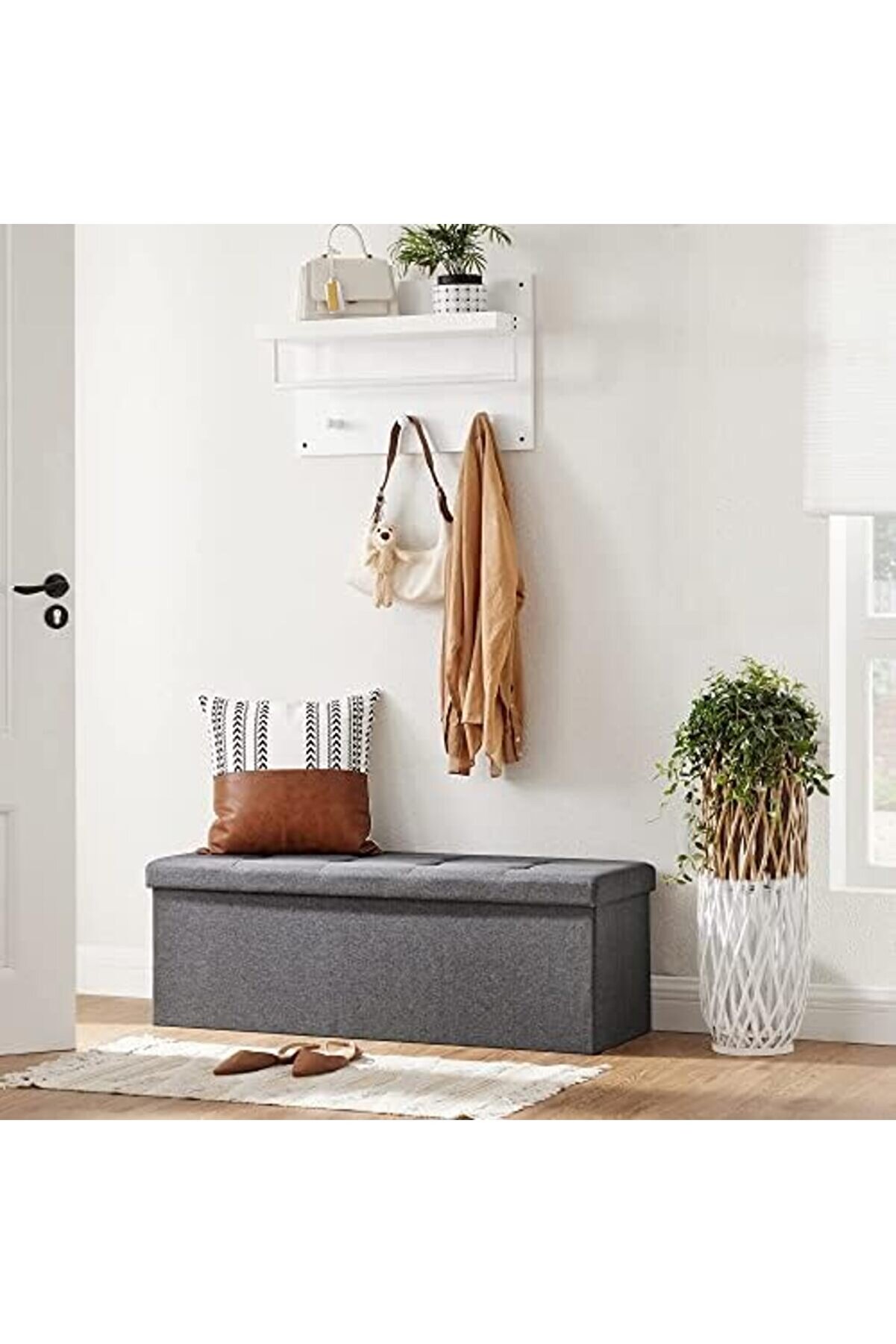 Tabure, Saklama Alanı, Sandık, Saklama Kutusu, Katlanabi̇li̇r, Maks. Stati̇k Yük 300 Kg, Bölücü, 120 Li̇