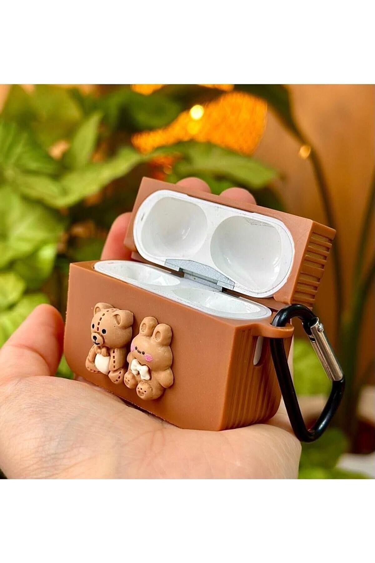 STOREMAX shpsell Pro - Pro2 ile Uyumlu Ayıcık Tasarımlı Kalın Silikon Kılıf - Kahve 1175735