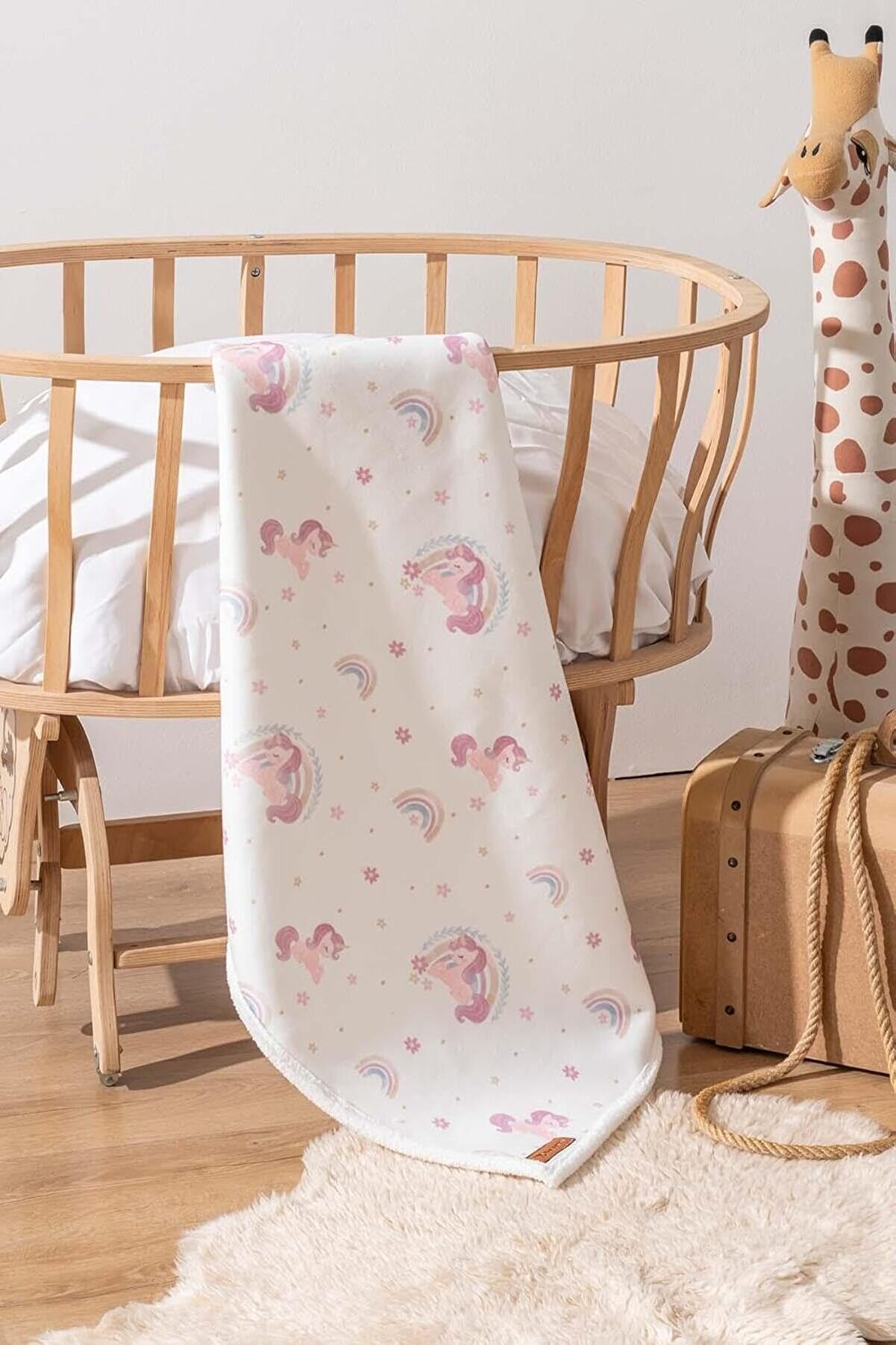 STOREMAX Fluffy Bebek Battaniyesi 70x100 Cm Unıcorn Desen 1014773