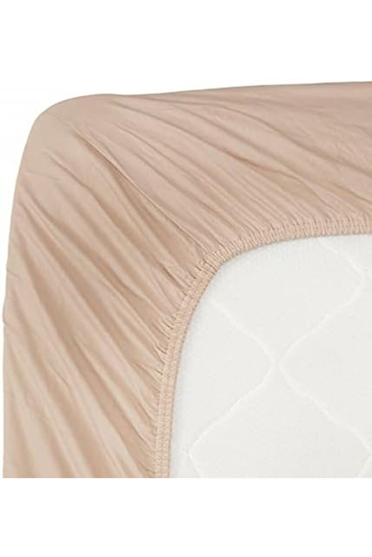 Penye Fi̇tted Çarşaf Tek Ki̇şi̇li̇k Bej 100X200+30 Cm 1014773