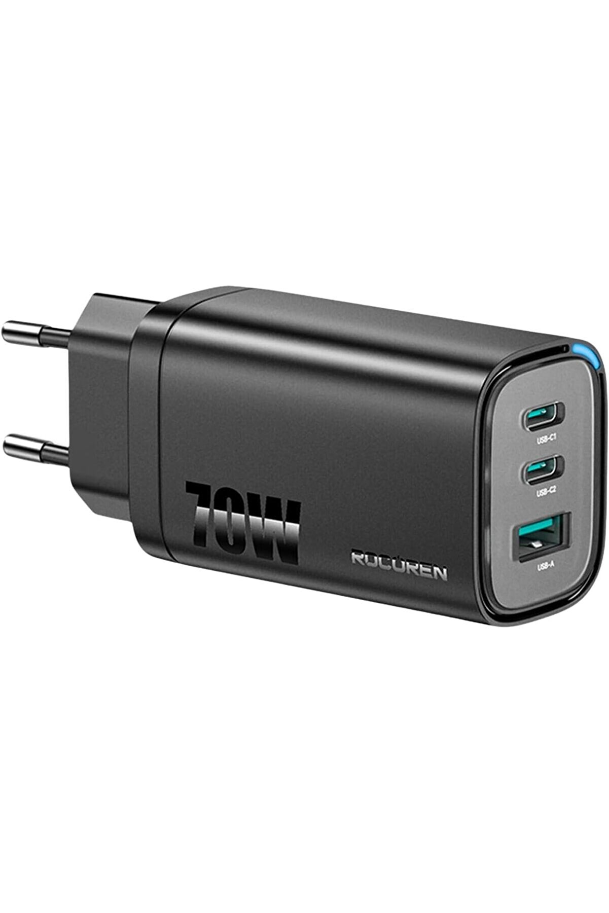 70W Gan Şarj Ci̇hazı Type-C Ve Usb-A 3-Portlu Hızlı Şarj Aleti̇ 1014773