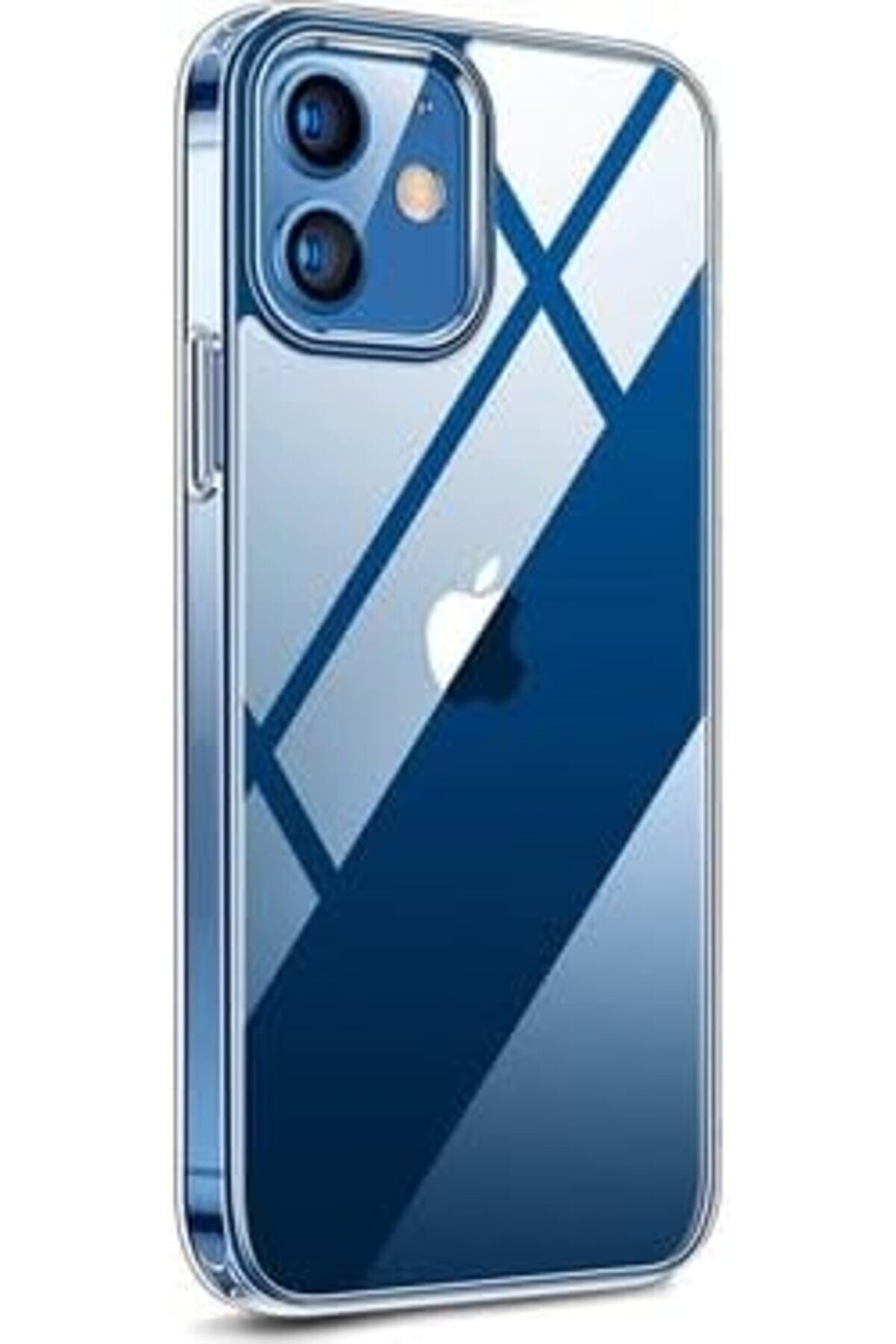 STOREMAX İPhone 12 Kamera Korumalı Şeffaf Silikon Kılıf 1014773