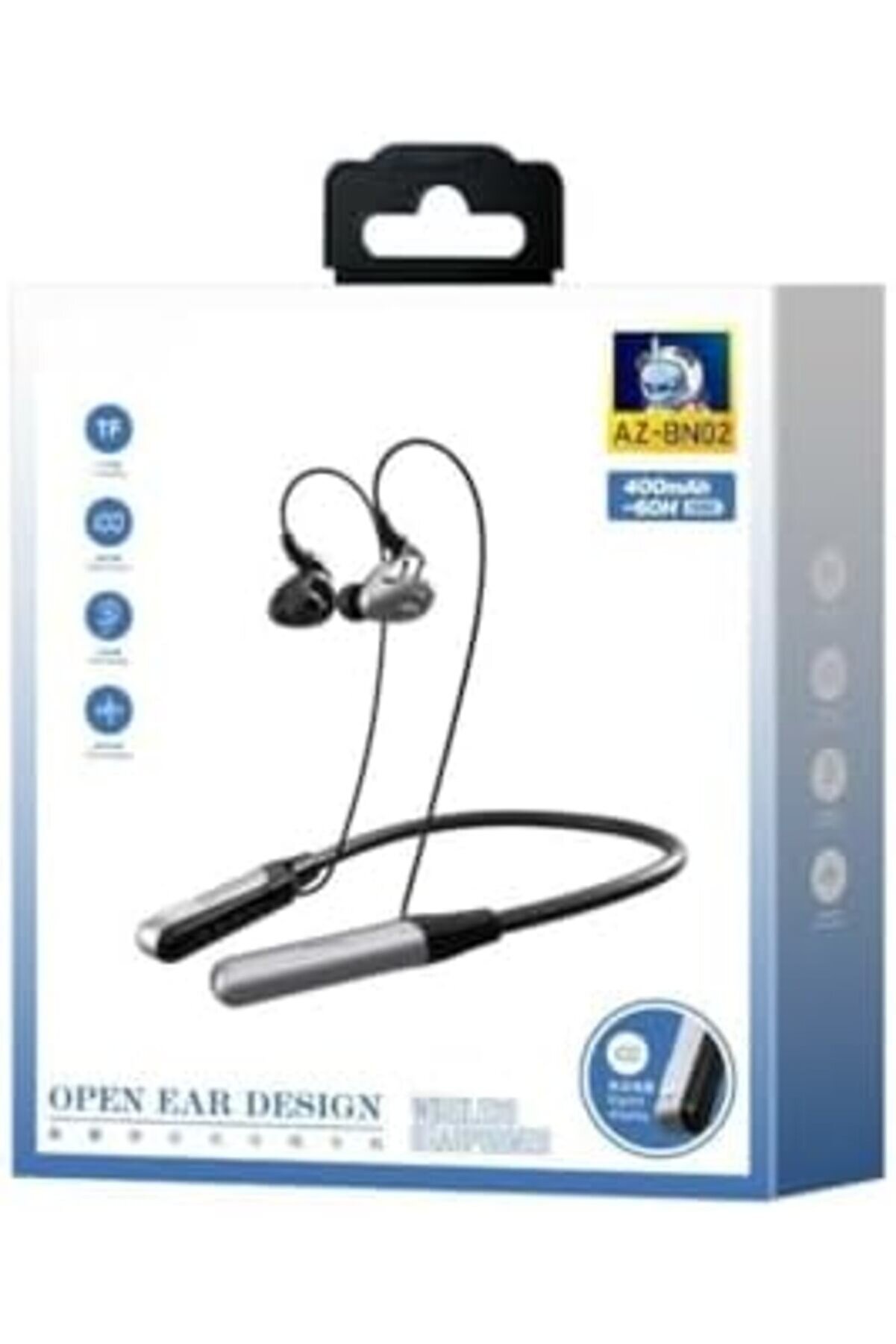 Az-Bn02 Boyun Askılı Bluetooth Kulaklık (400Mah, 60 Saat Bekleme) (Az-Bn02) 1175713