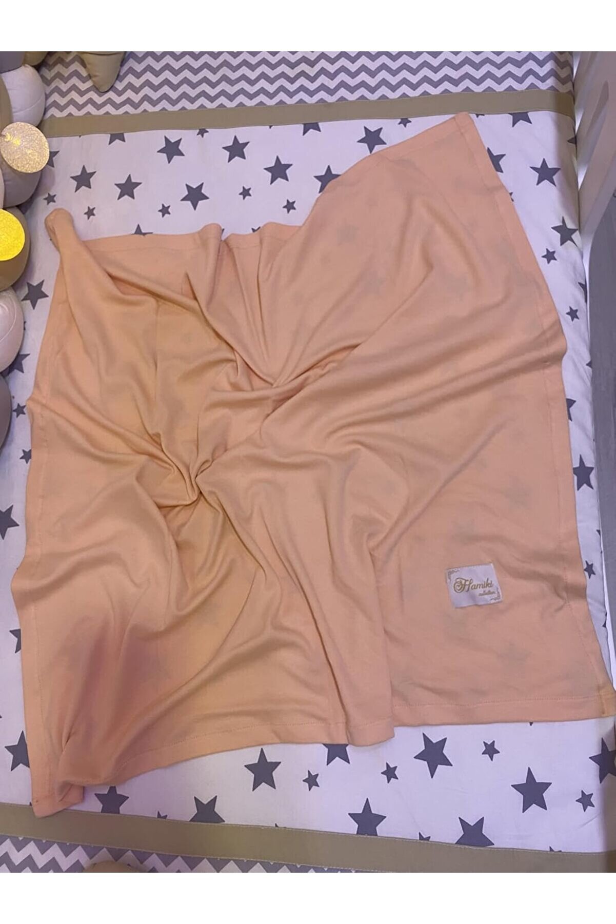 STOREMAX Pamuklu Çok Amaçlı Esnek Kundak Bebek Battaniyesi 100 * 100cm (Somon) 1014773