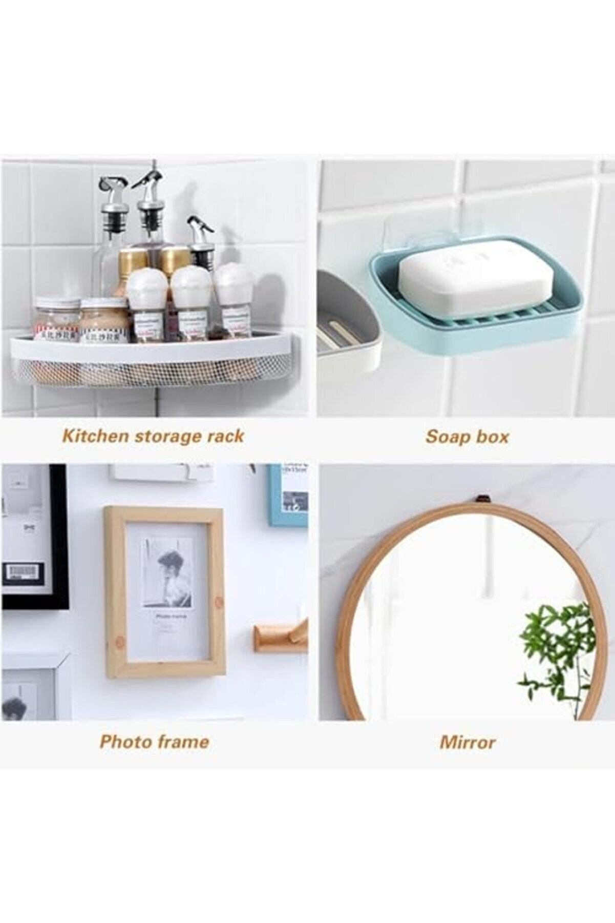 Mobi̇lya Askı &Ccedil;i̇ft Taraflı Yapışkanlı Ge&ccedil;meli̇ Kli̇ps Şeffaf Duvar Kancası, İz Bırakmayan Sabi̇tleme Ask