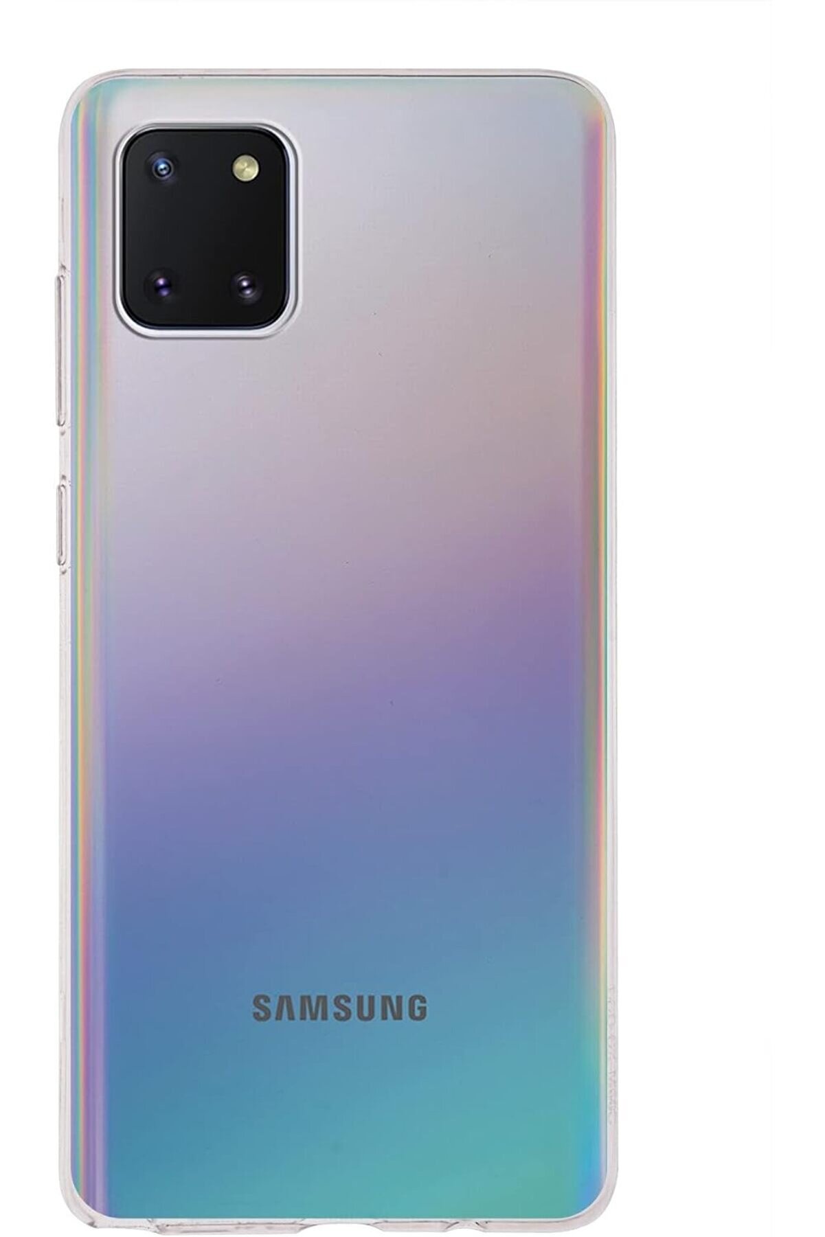 STOREMAX İLETİŞİM 10 Lite ile uyumlu Kapak 1mm Şeffaf Silikon Kılıf 1014773