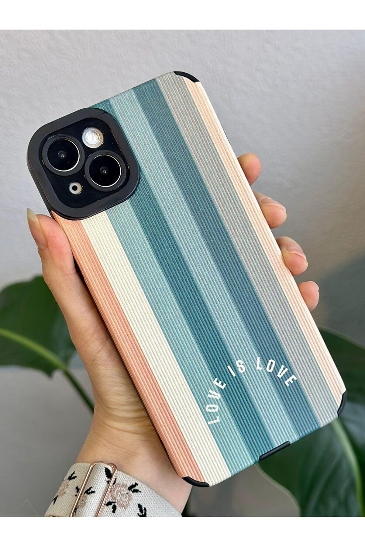 STOREMAX Aksesuar 14 Ve 15 ile Uyumlu Kaplama Tasarımlı Baskılı Model Silikon Kılıf 1014773