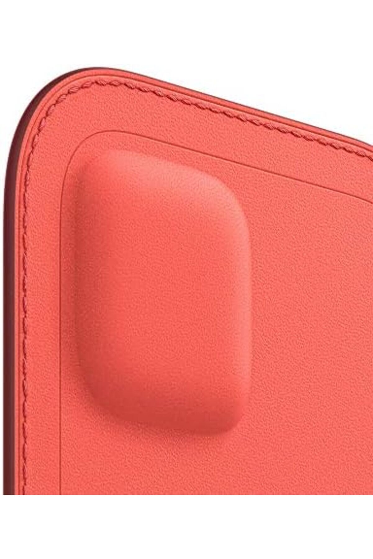 12 Pro Max İ&ccedil;i̇n &Ouml;zelli̇kli̇ Deri̇ Zarf Kılıf - Pembe Greyfurt 1014773