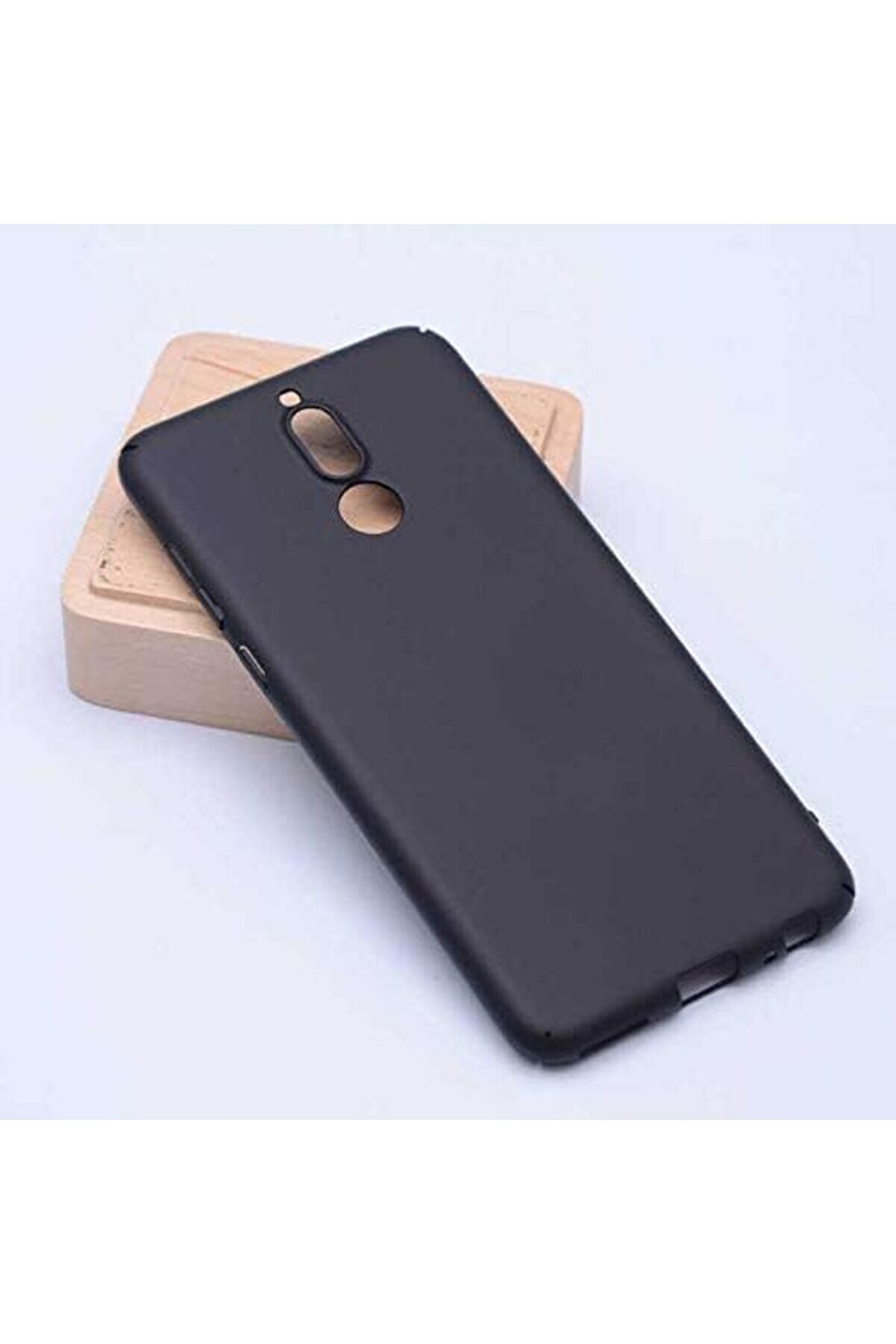 STOREMAX Mate 10 Lite Uyumlu Sert Rubber Silikon Kılıf (Siyah) 1014773