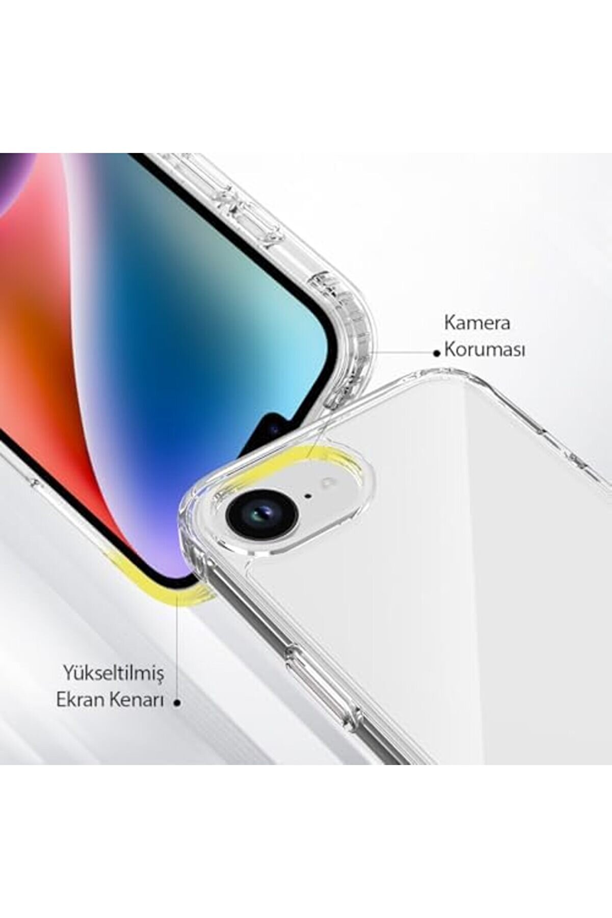 Labs 16E İle Uyumlu Ai̇r Darbe Emi̇ci̇ Tpu + Pc Şeffaf Kılıf 1014773