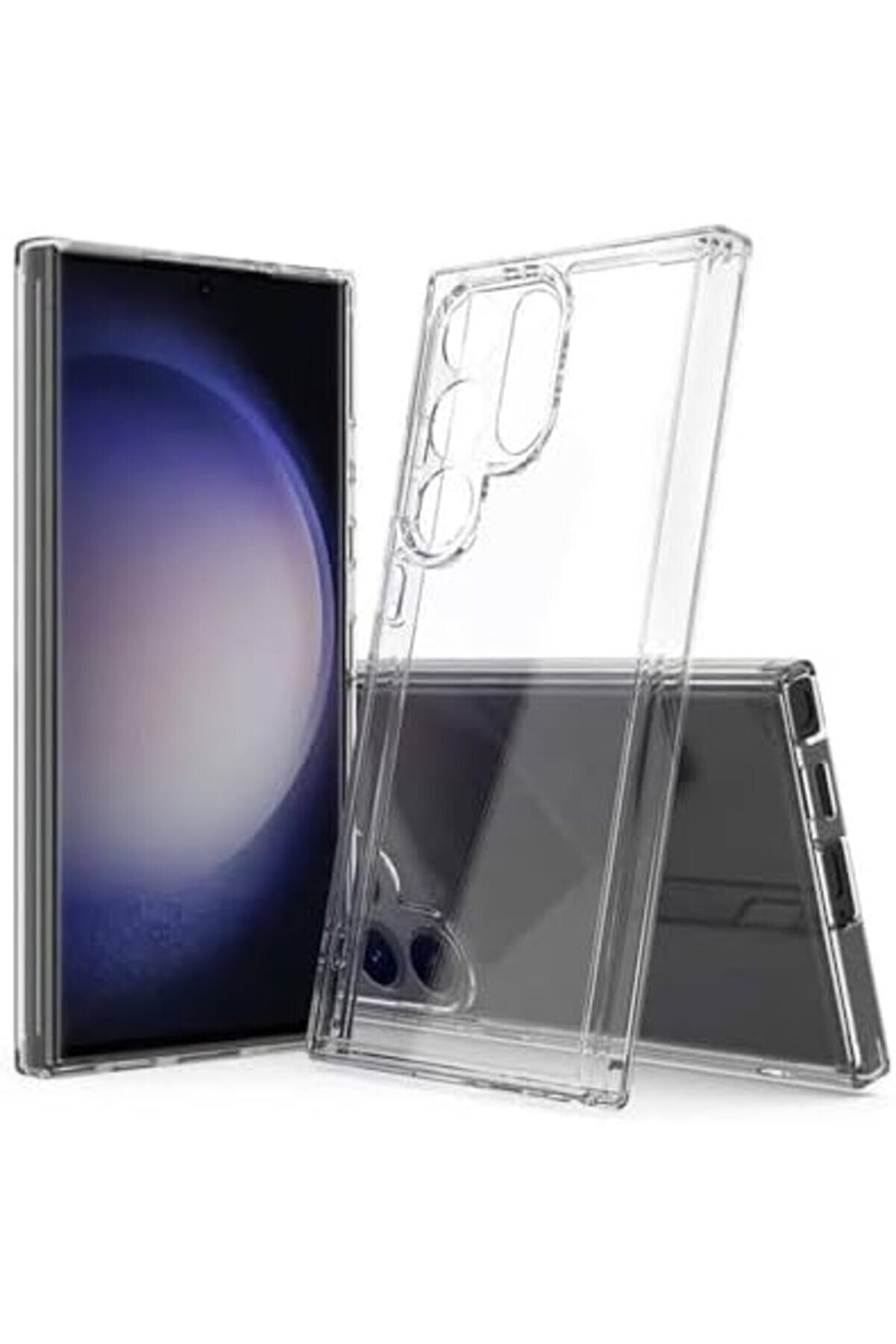 Galaxy S24 Ultra Şeffaf 2Mm Anti̇ Şhock 5G, Sararmayan Darbeye Dayanıklı Koruyucu Telefon Kılıfı, &Ccedil;i̇z