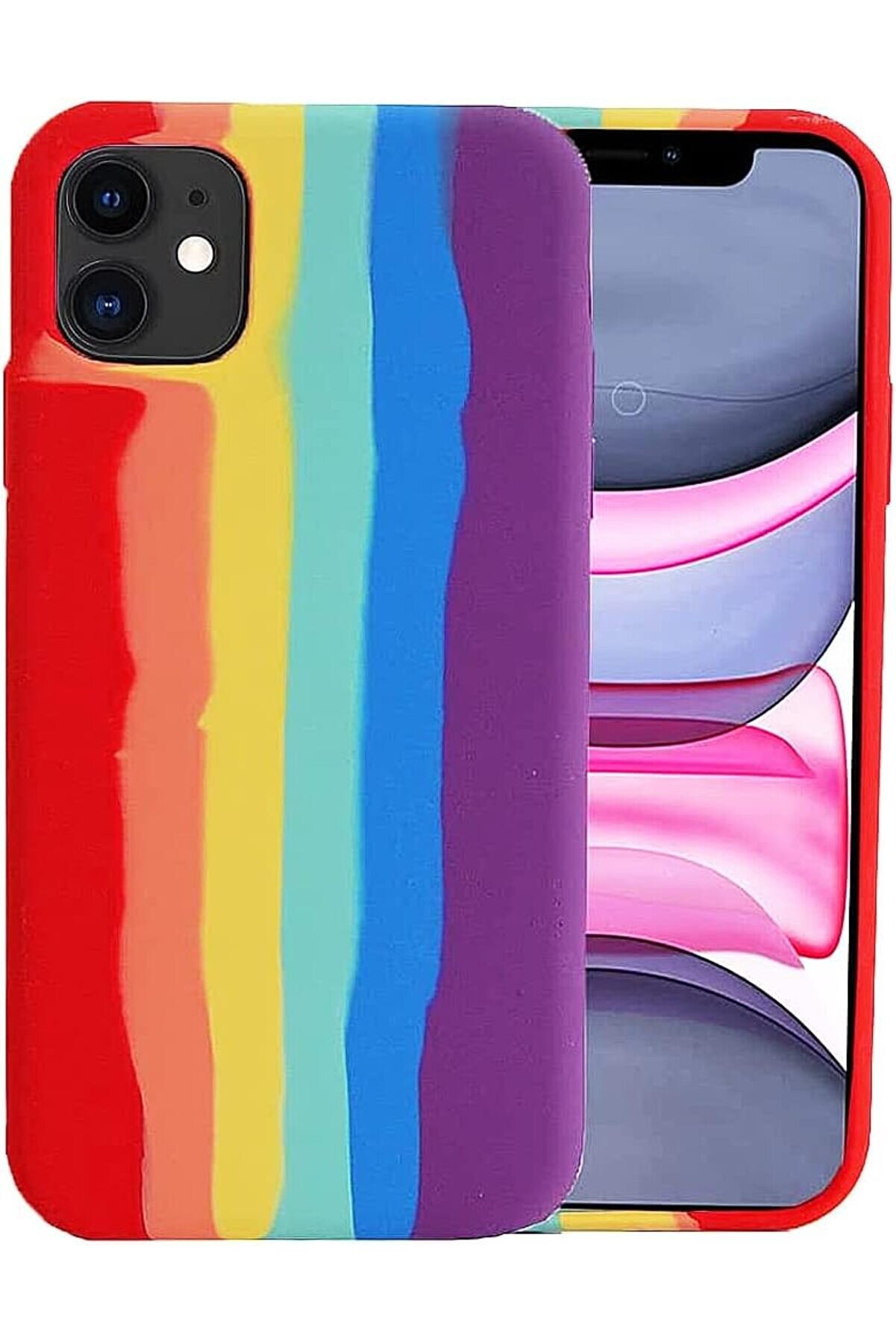 STOREMAX Renkli Desenli Kılıf 12 Pro Max İle Uyumlu Baskılı Kılıf Kadife İ&ccedil; Y&uuml;zey Leke Tutmaz Silinebilir Diz