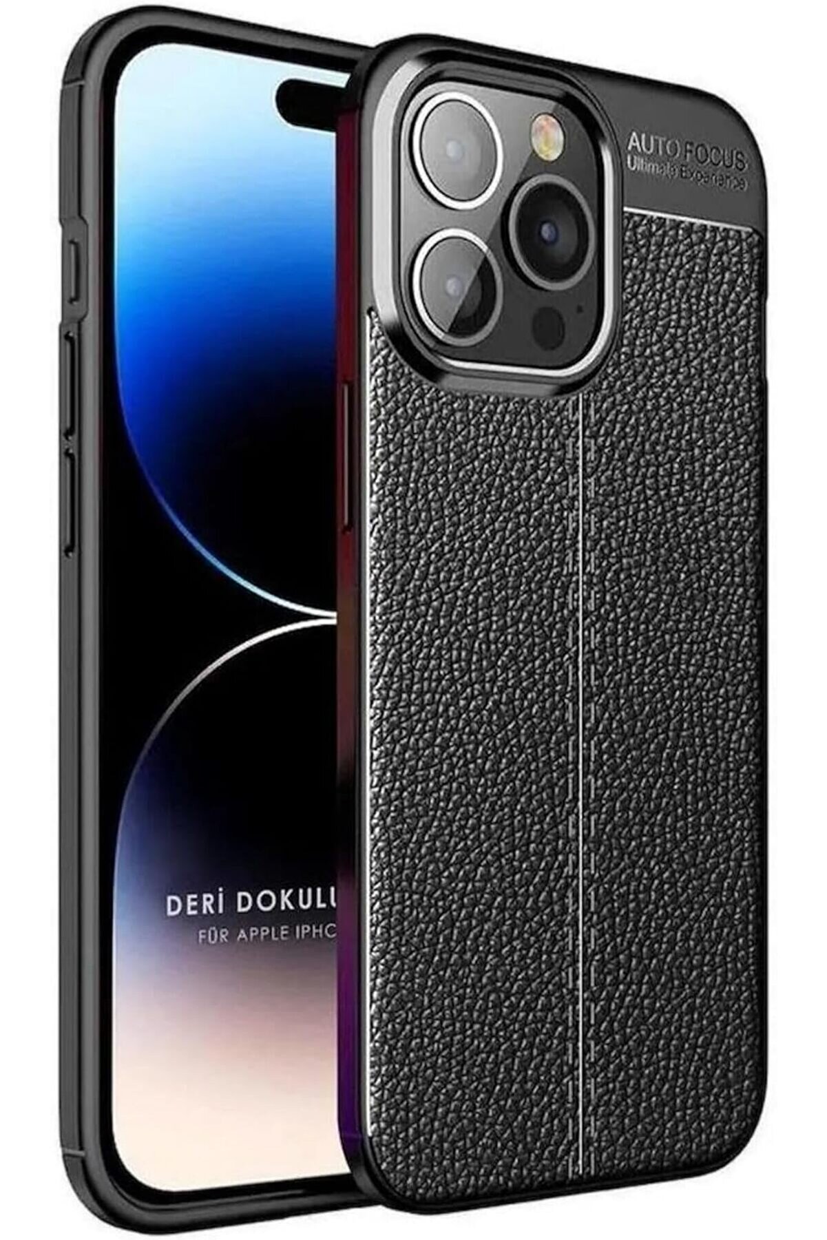 STOREMAX 16 Pro Max Siyah Kılıf - Şok Emici Tam Kasa Koruma Sağlayan Premium Silikon Kapak 1117798