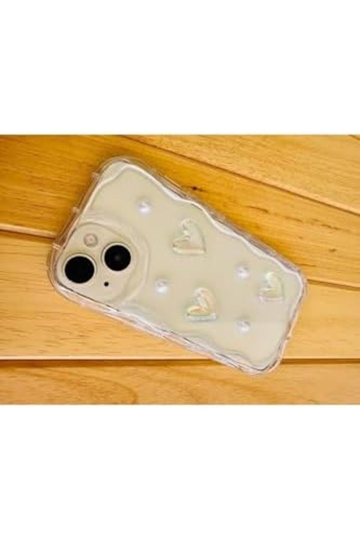 Aksesuar 13 Ve 14 İle Uyumlu 3D Oyuncaklı Inci̇ Tasarımlı Esnek Si̇li̇kon Kılıf 1014773