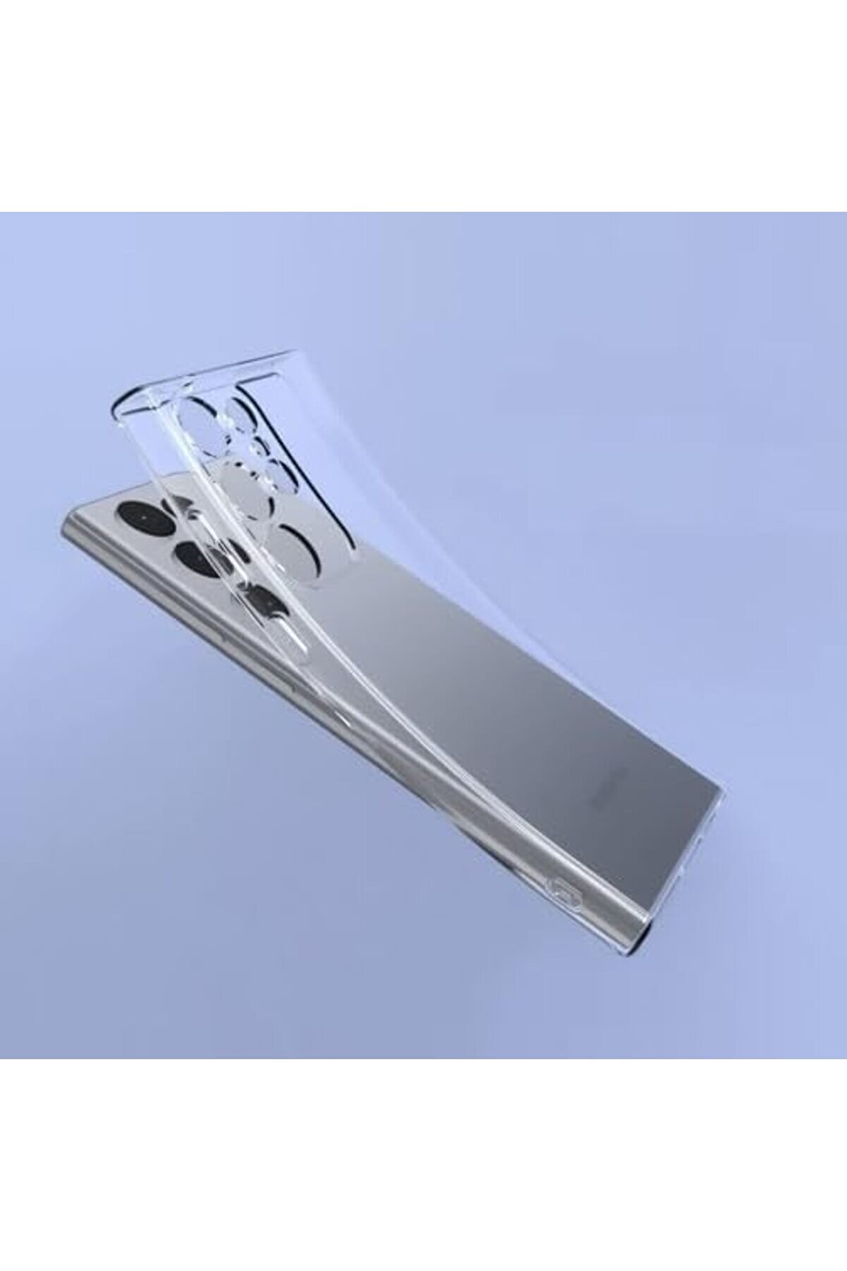 S24 Ultra İle Uyumlu Kamera Korumalı Şeffaf Kılıfı 1014773